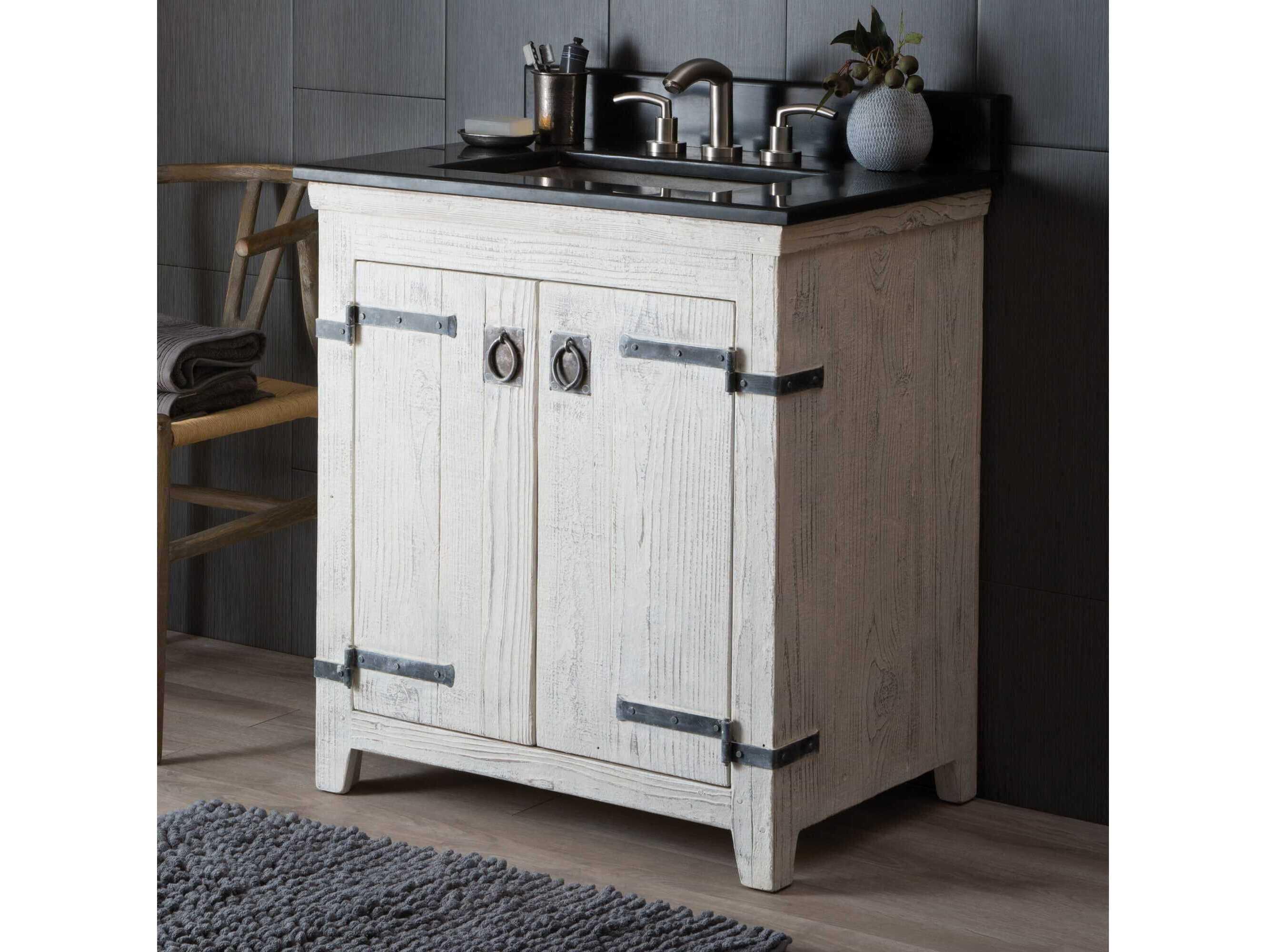 Native Trails Americana Whitewash 30" Vanity Base