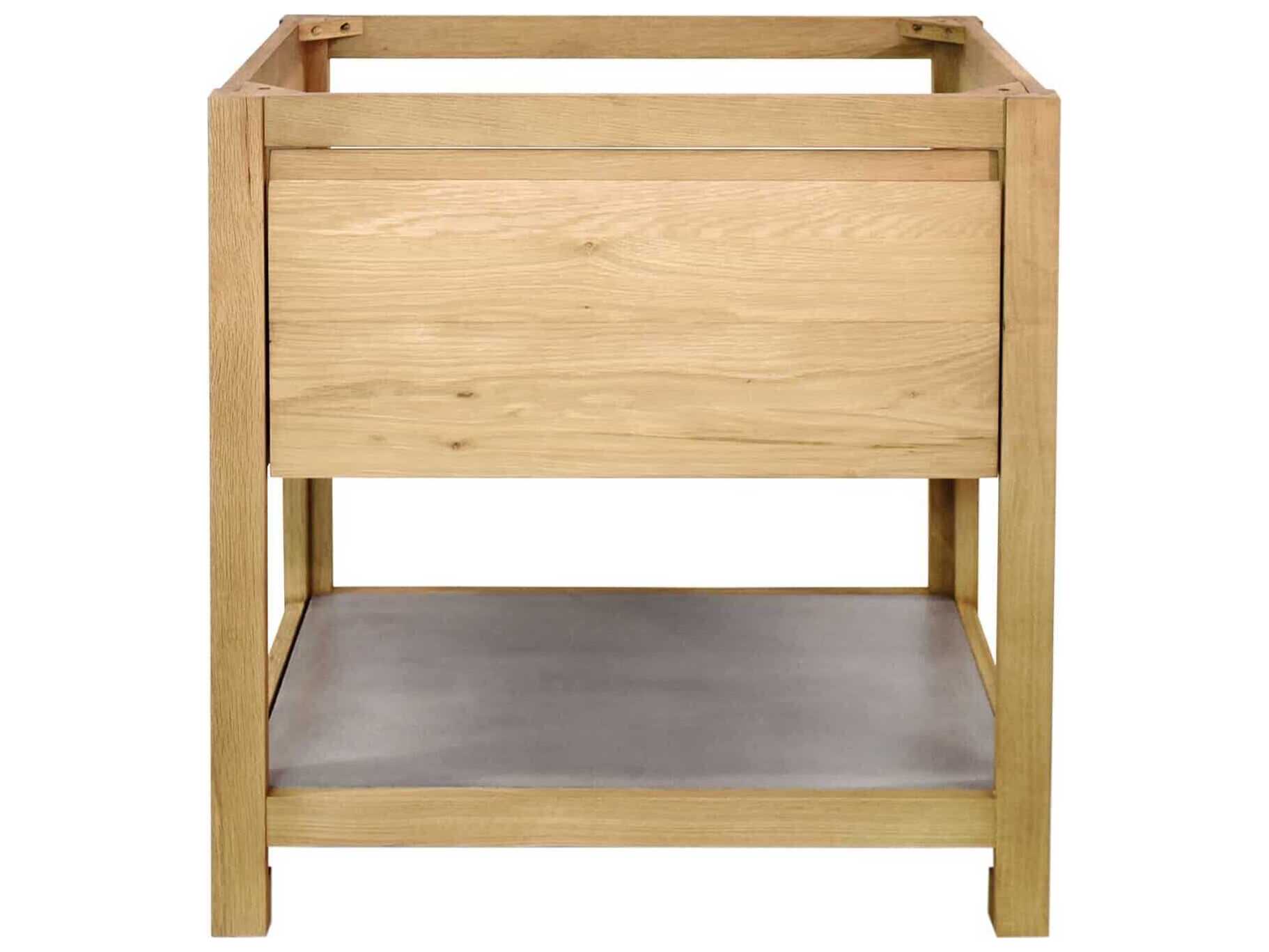 Native Trails Solace Sunrise 30" Vanity Base with Ash Shelf