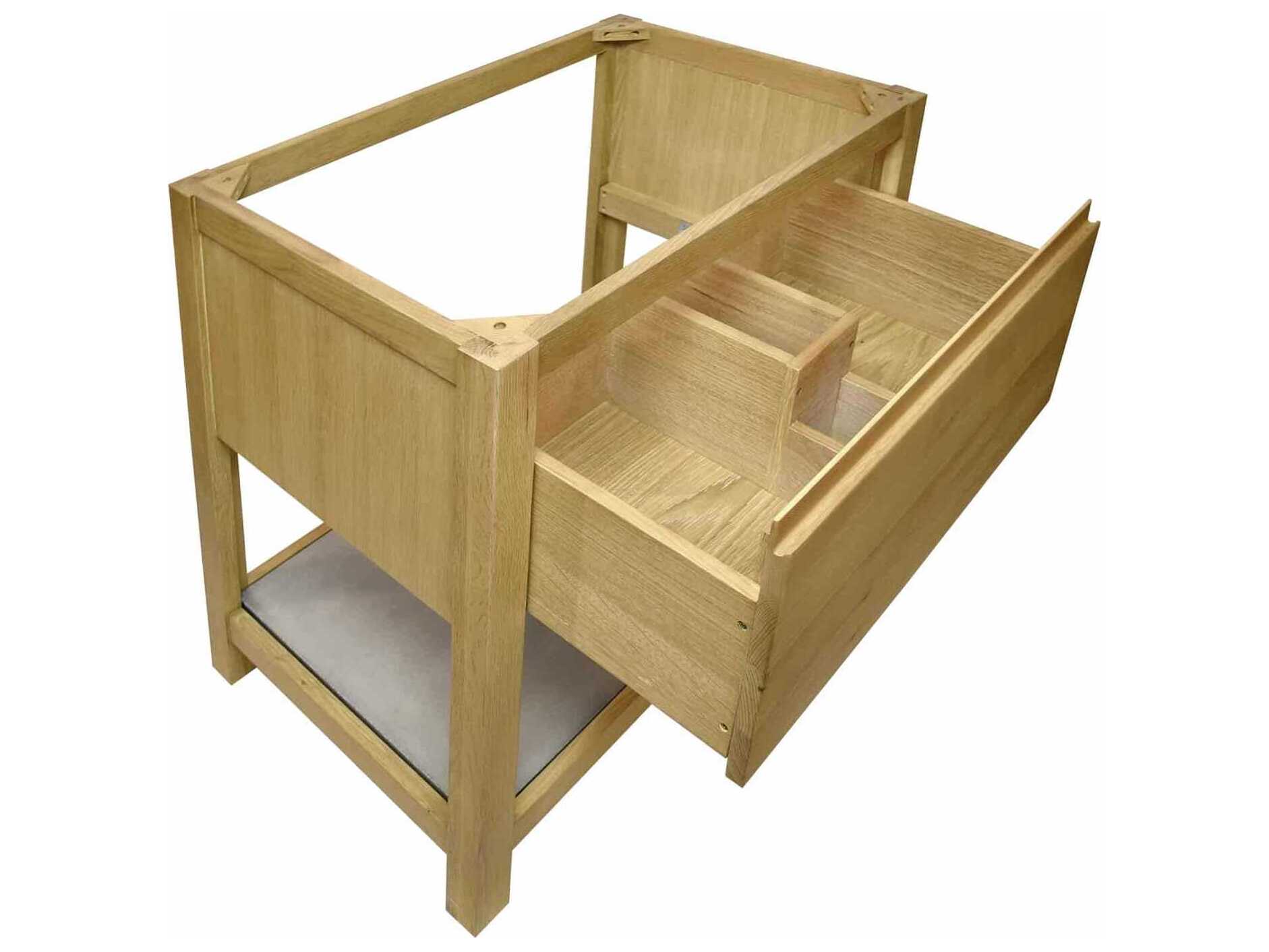 Native Trails Solace Sunrise 30" Vanity Base with Ash Shelf