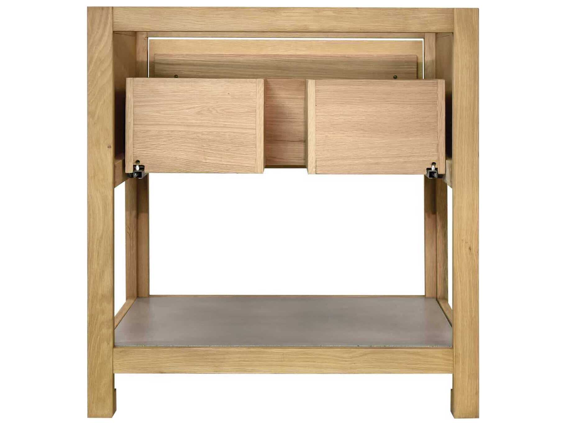 Native Trails Solace Sunrise 30" Vanity Base with Ash Shelf