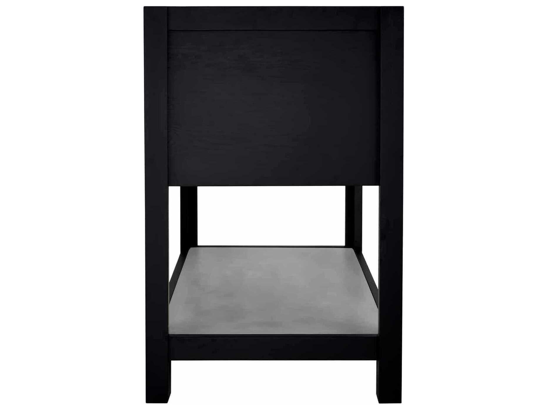 Native Trails Solace Midnight 30" Vanity Base with Ash Shelf