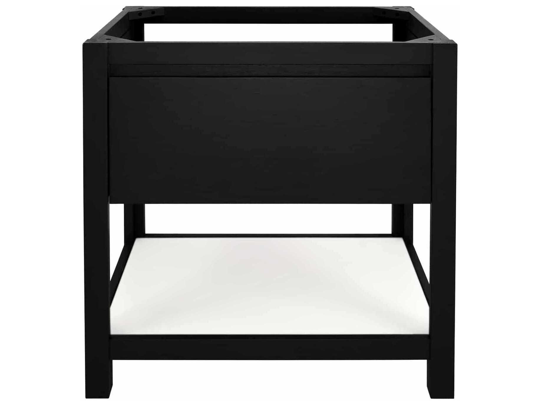 Native Trails Solace Midnight 30" Vanity Base with Pearl Shelf