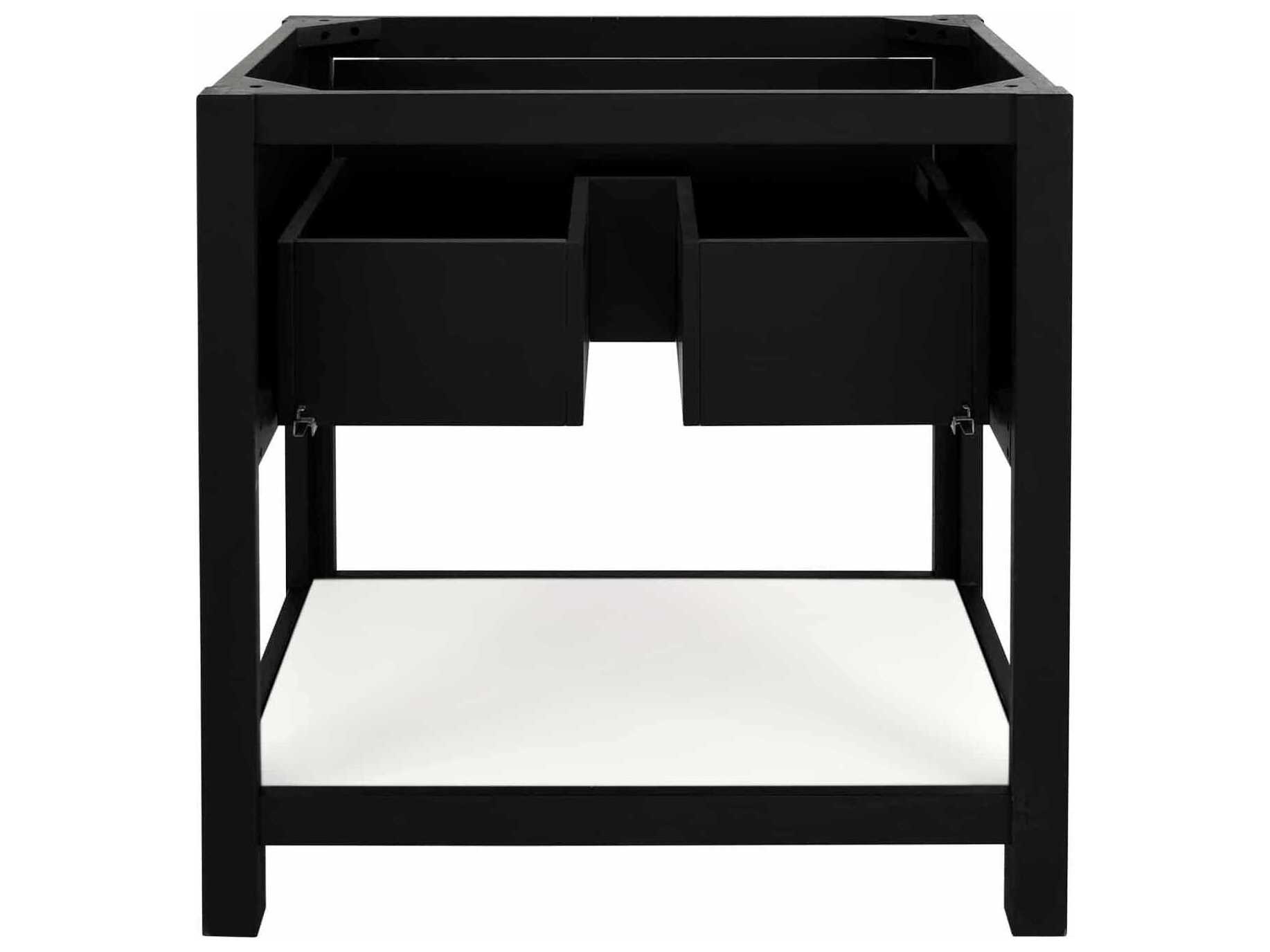 Native Trails Solace Midnight 30" Vanity Base with Pearl Shelf