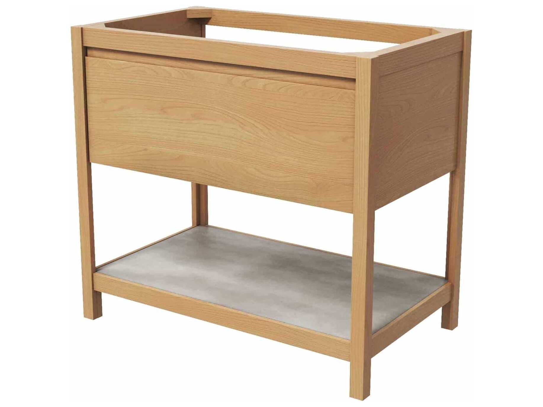 Native Trails Solace Sunrise 36" Vanity Base with Ash Shelf