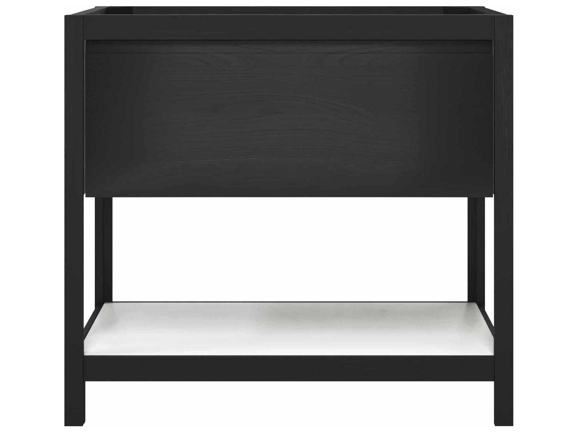 Native Trails Solace Midnight 36" Vanity Base with Pearl Shelf