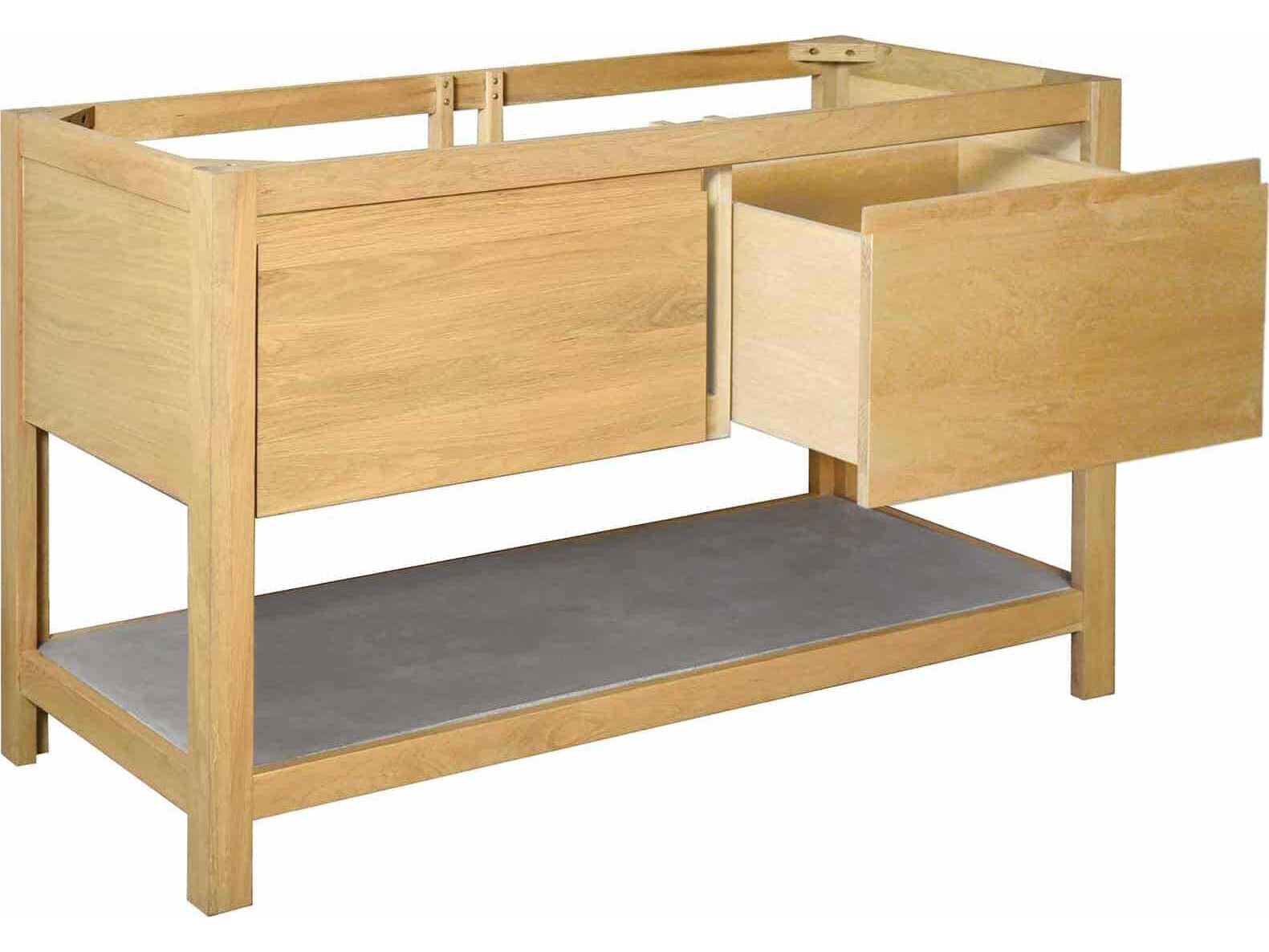 Native Trails Solace Sunrise 48" Vanity Base with Ash Shelf