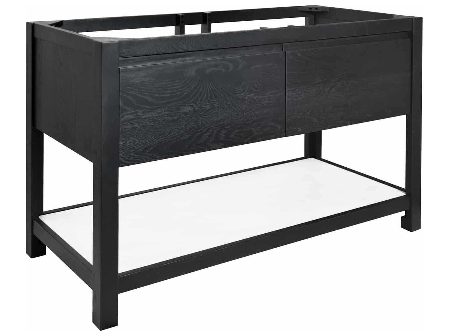 Native Trails Solace Midnight 48" Vanity Base with Pearl Shelf