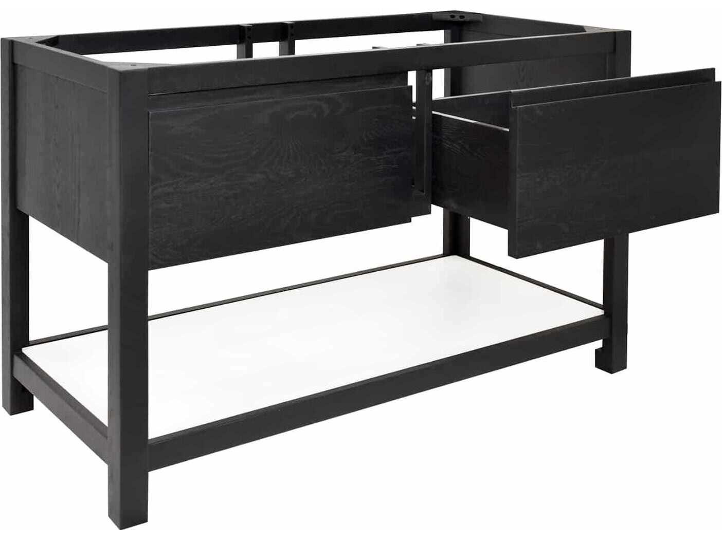 Native Trails Solace Midnight 48" Vanity Base with Pearl Shelf