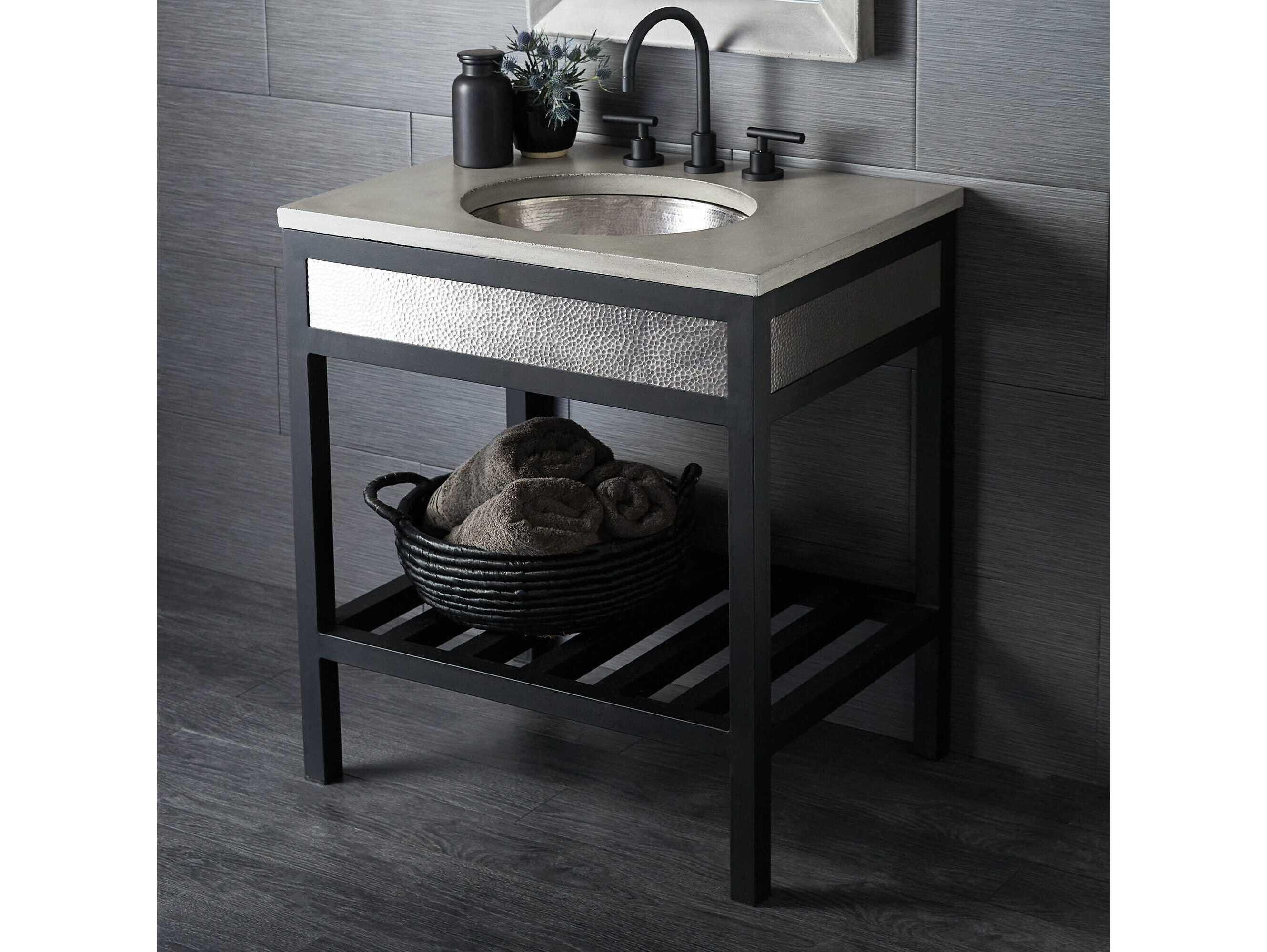 Native Trails Cuzco Brushed Nickel 30" Vanity Base