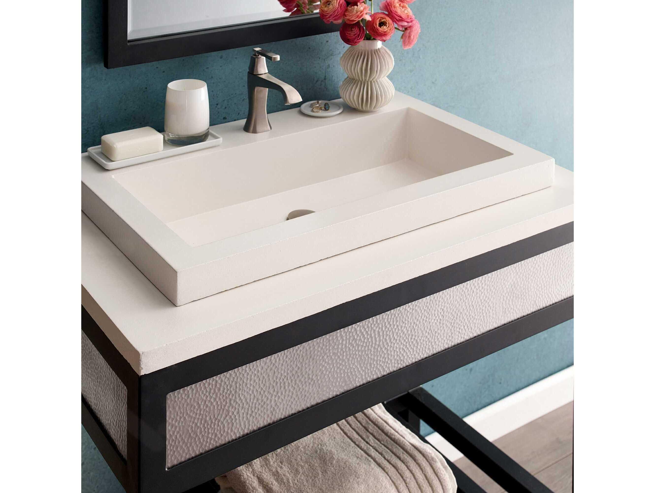 Native Trails Cuzco Brushed Nickel 36" Vanity Base