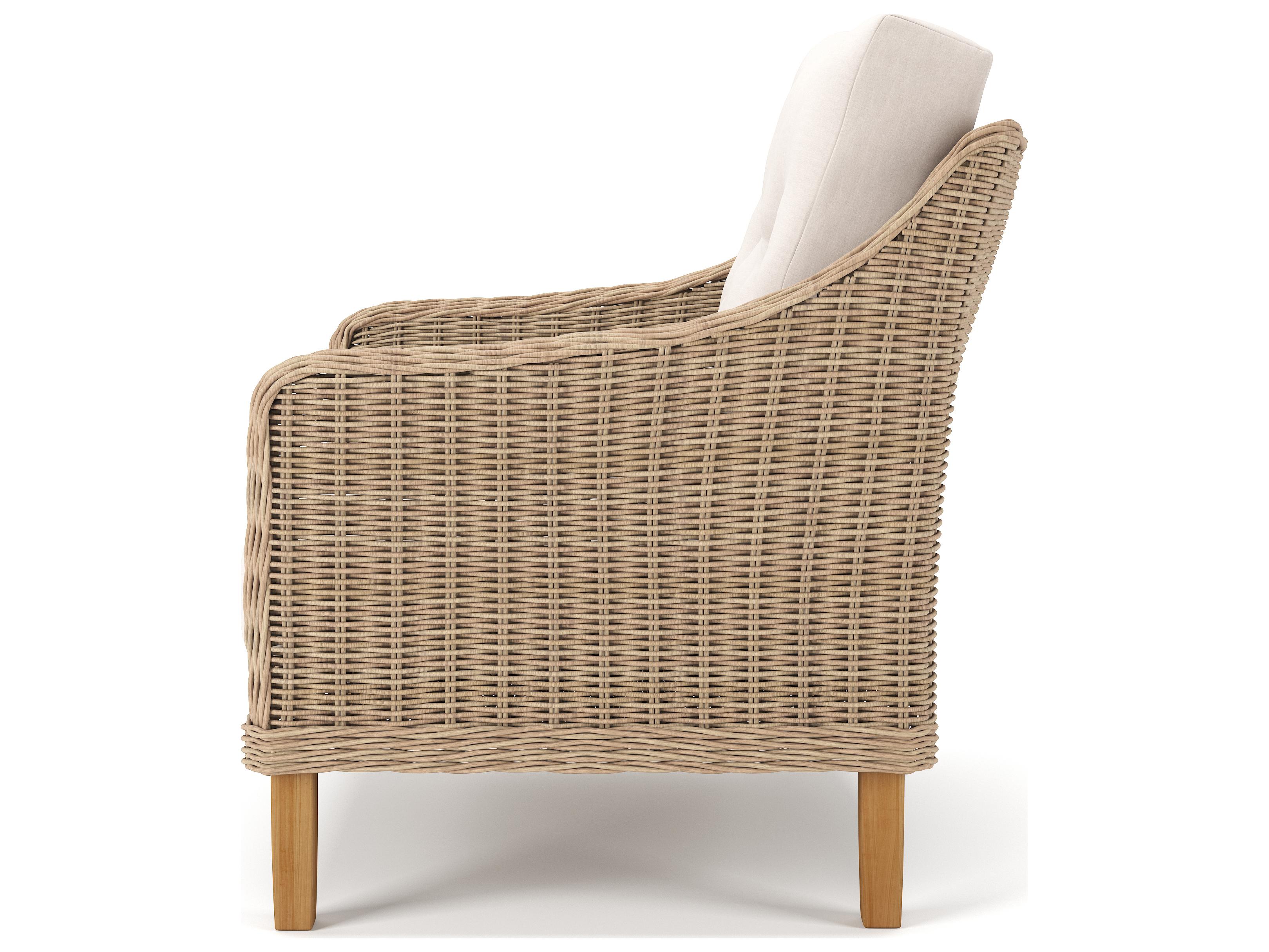 Forever Patio Carlisle Wicker Alabaster Lounge Chair