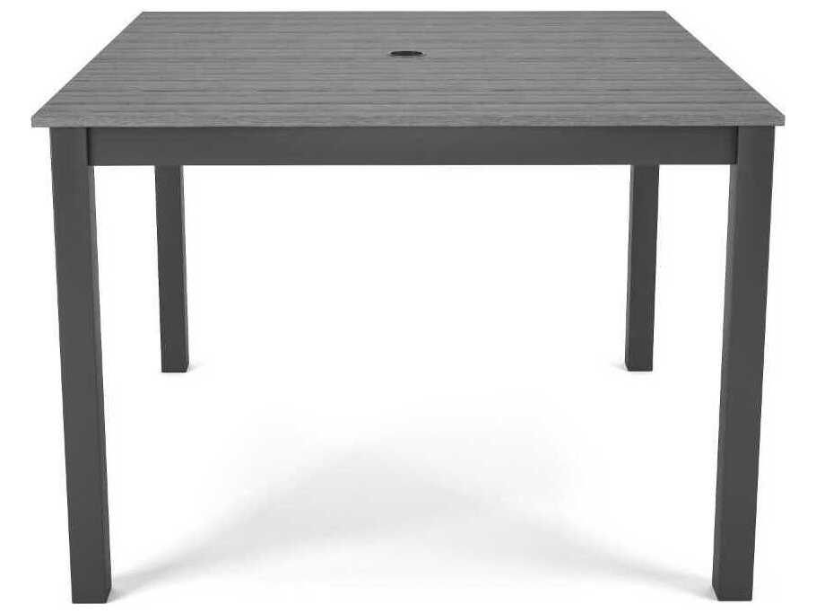 Forever Patio Ravello Dark Aluminum Square Duraboard Top Dining Table