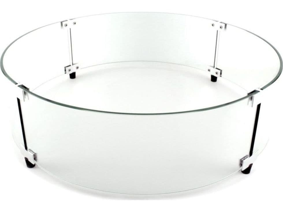 Forever Patio Universal Aluminum Black Round Fire Pit Table with Cal Sil Top