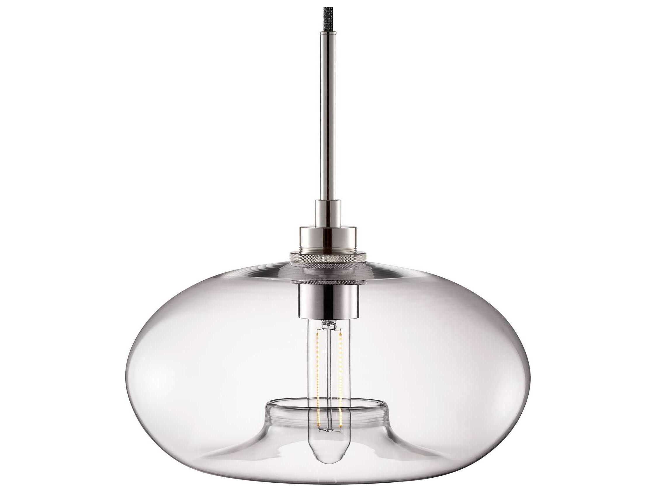 Niche Silica Aurora 1-Light Clear Round Mini Pendant