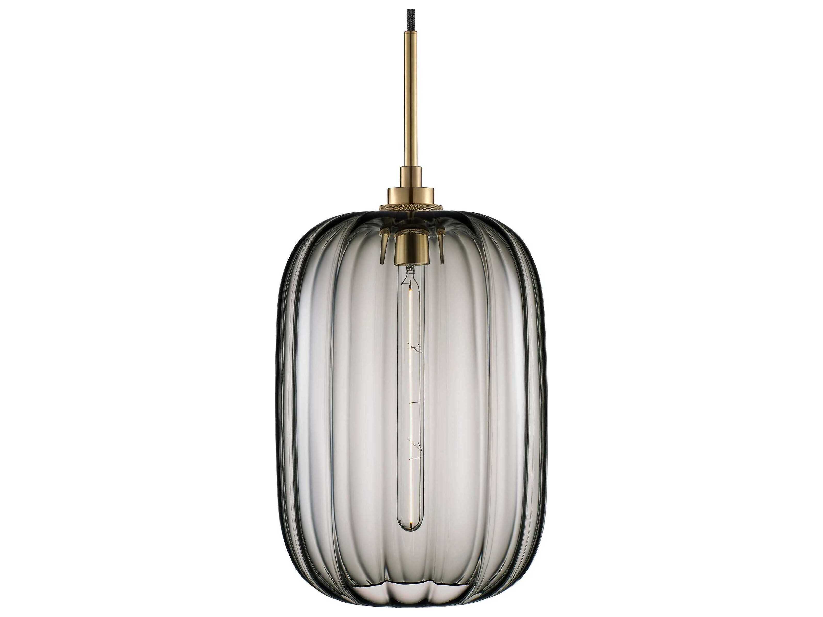 Niche Balon Optique 1-Light Gray Mini Pendant