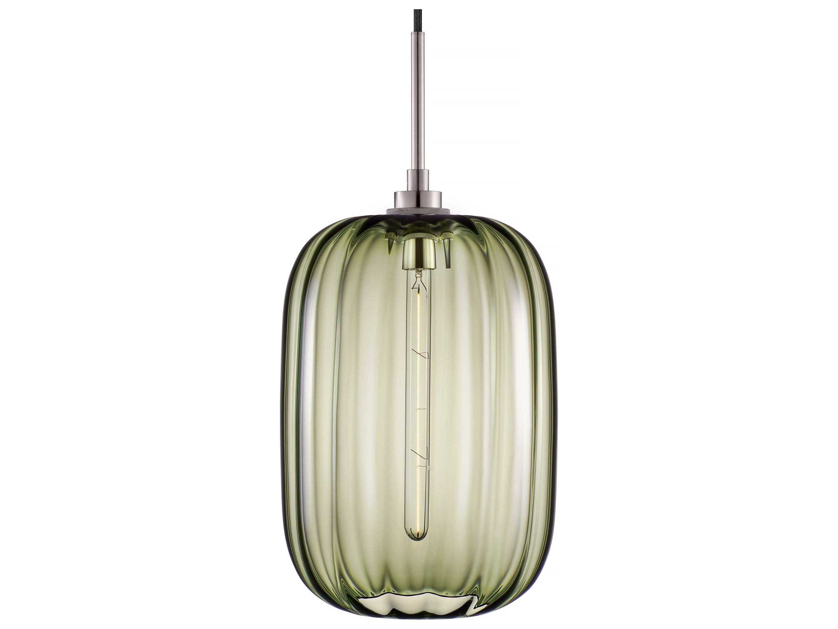 Niche Balon Optique 1-Light Moss Green Mini Pendant