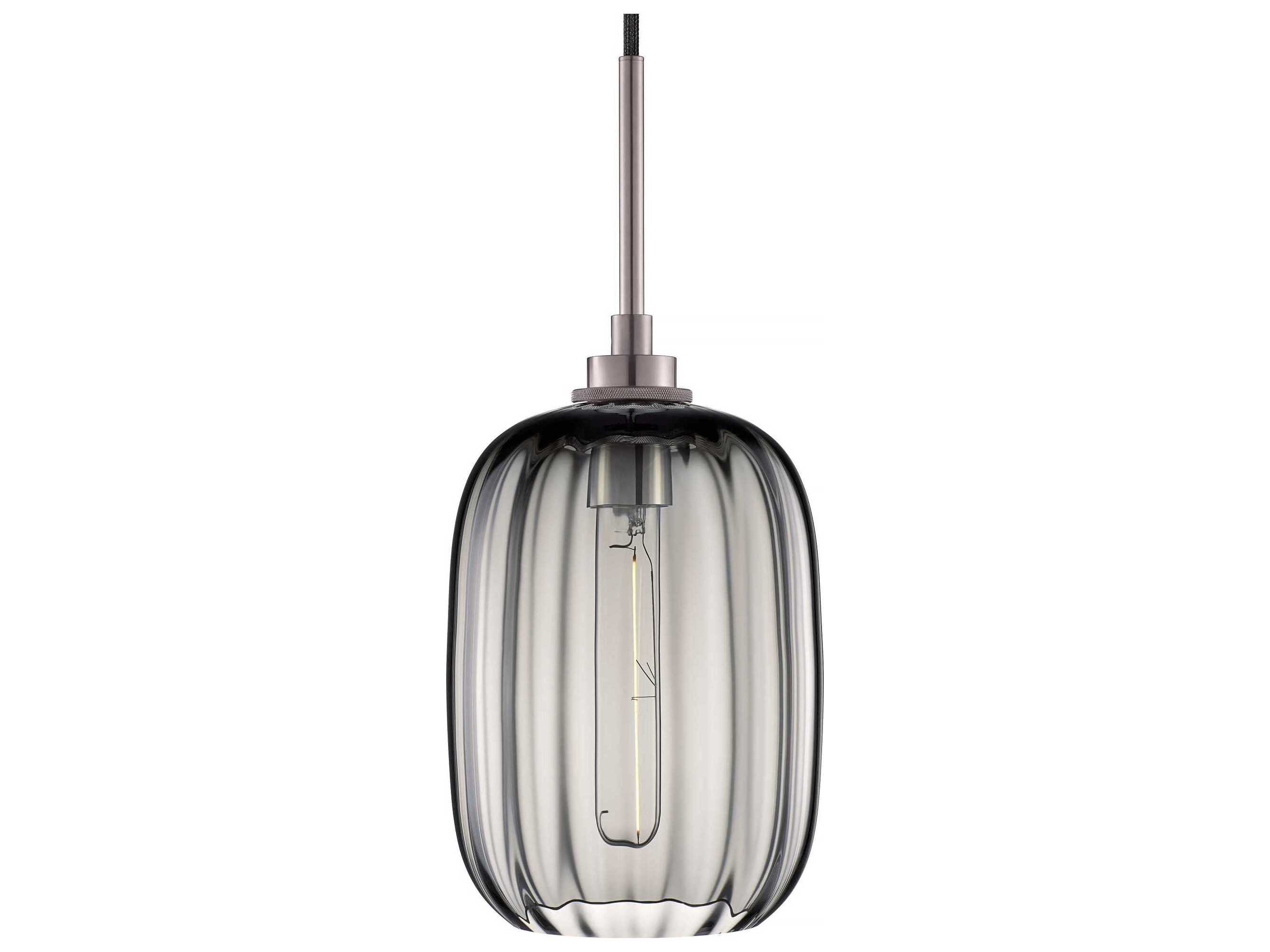 Niche Balon Optique 1-Light Gray Mini Pendant