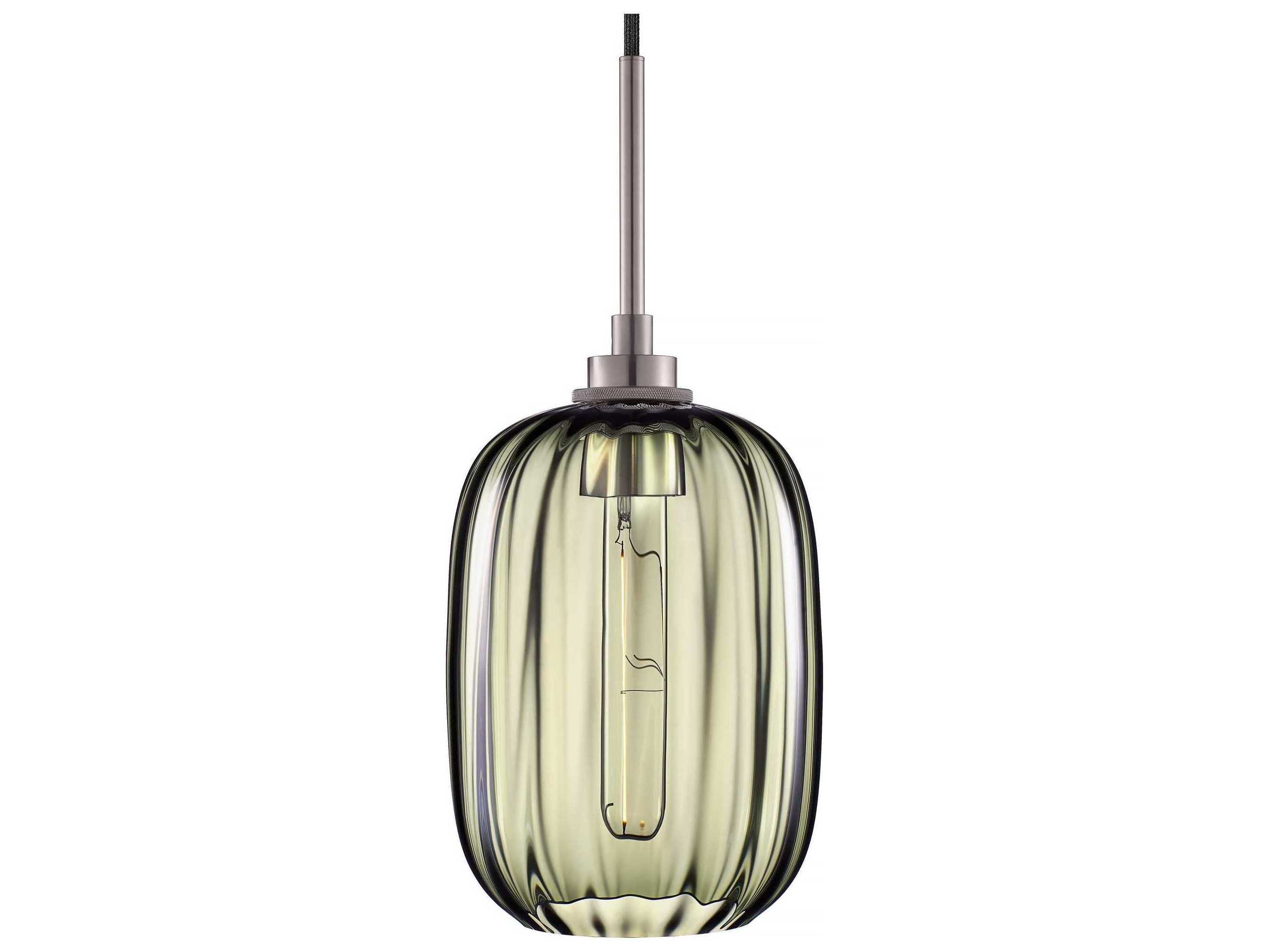 Niche Balon Optique 1-Light Moss Green Mini Pendant