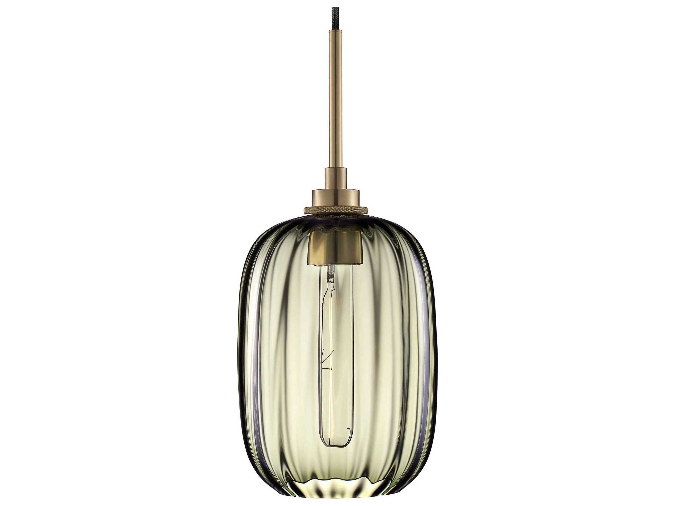 Niche Balon Optique 1-Light Moss Green Mini Pendant