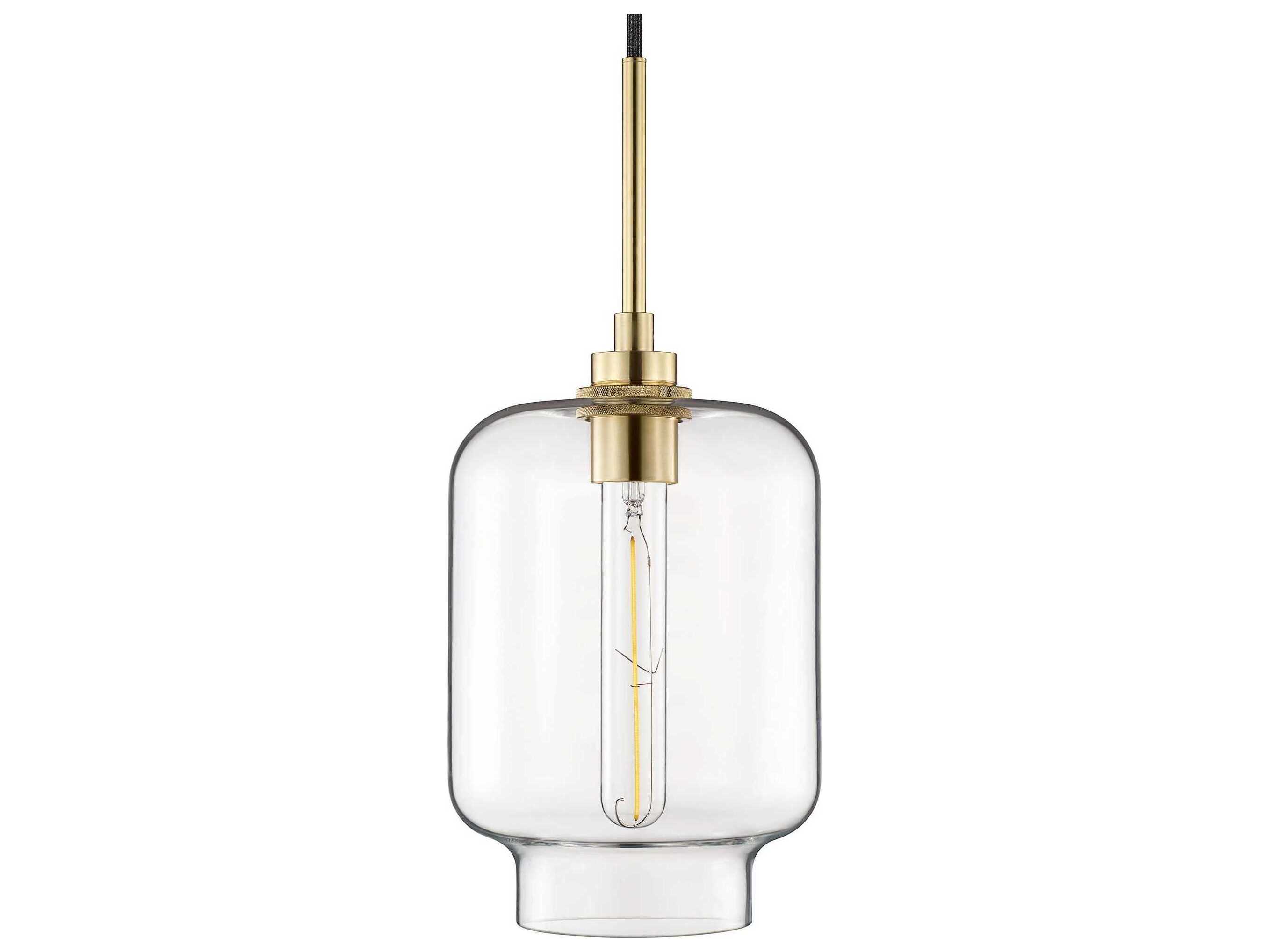 Niche Crystalline Calla 1-Light Clear Mini Pendant