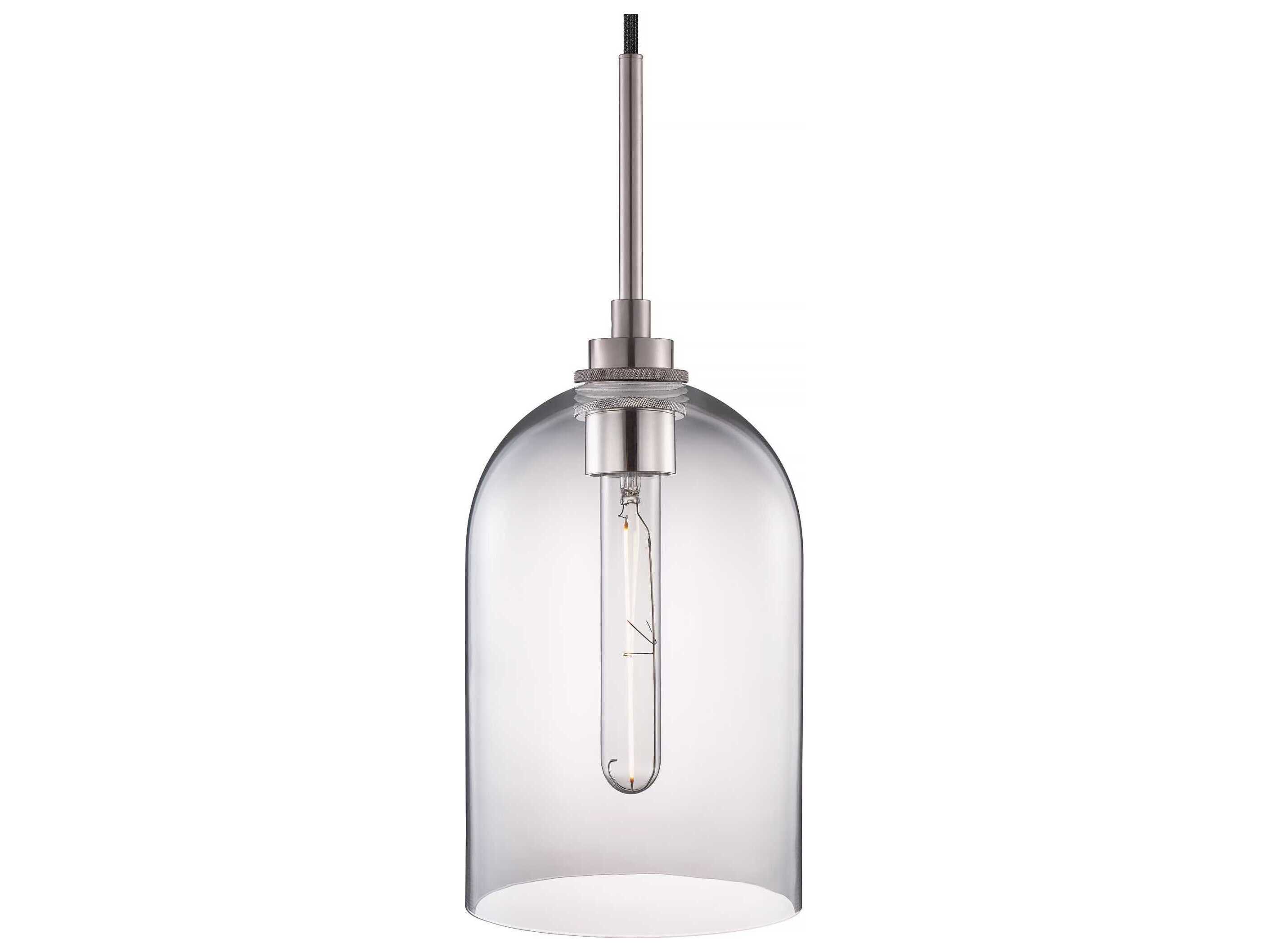 Niche Cloche 1-Light Clear Bell Mini Pendant
