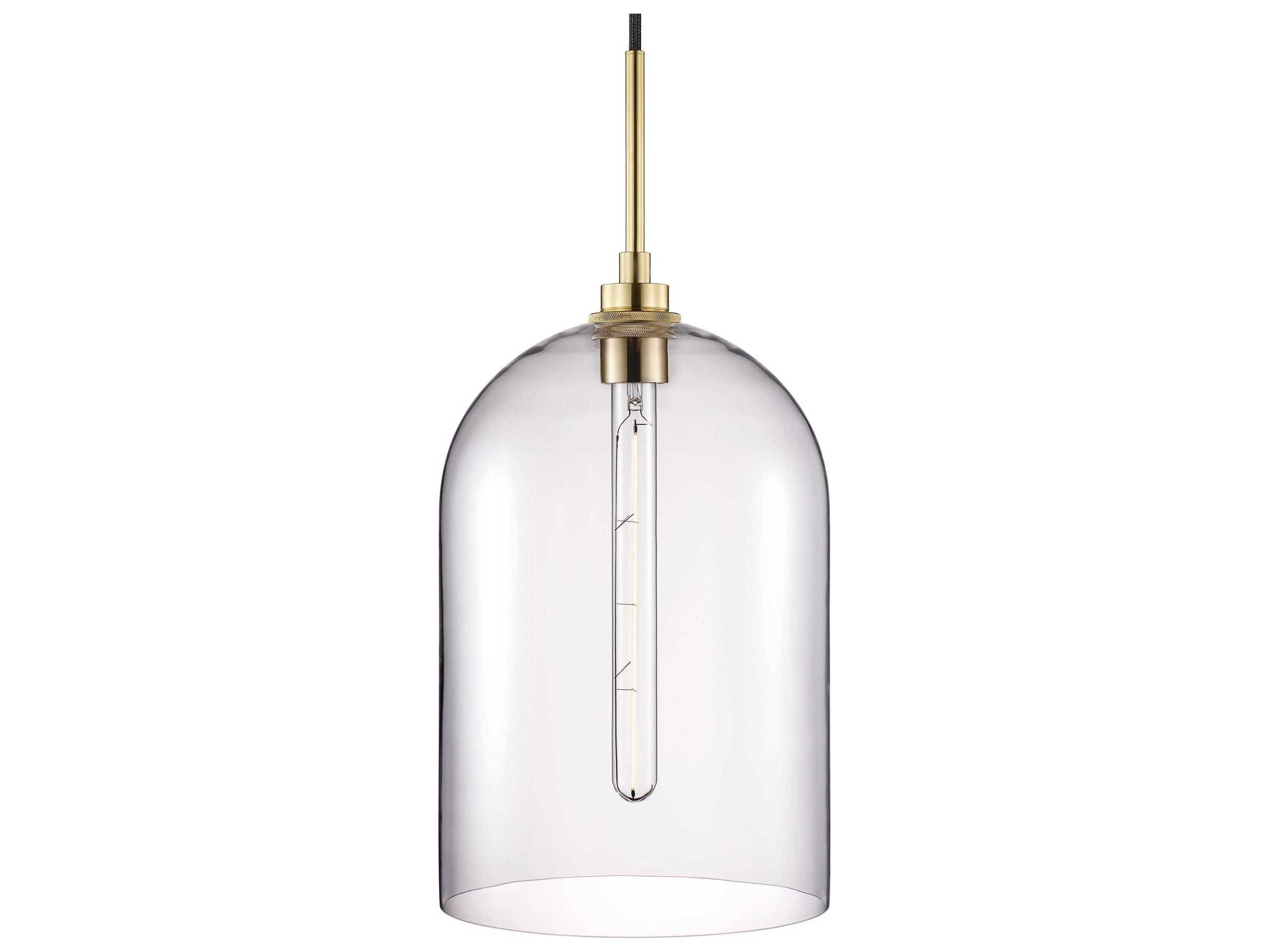 Niche Cloche Grand 1-Light Clear Bell Mini Pendant