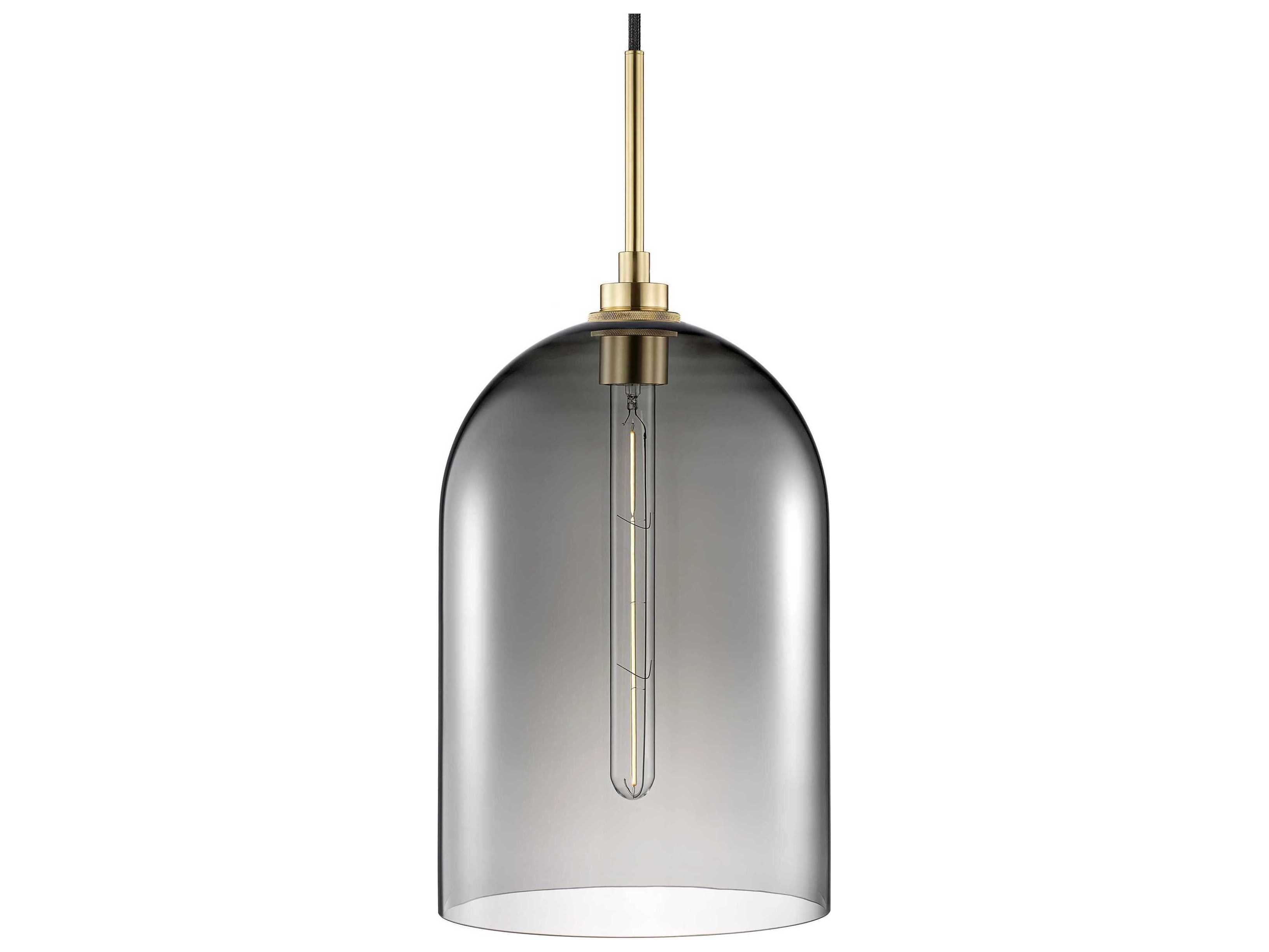 Niche Cloche Grand 1-Light Gray Bell Mini Pendant
