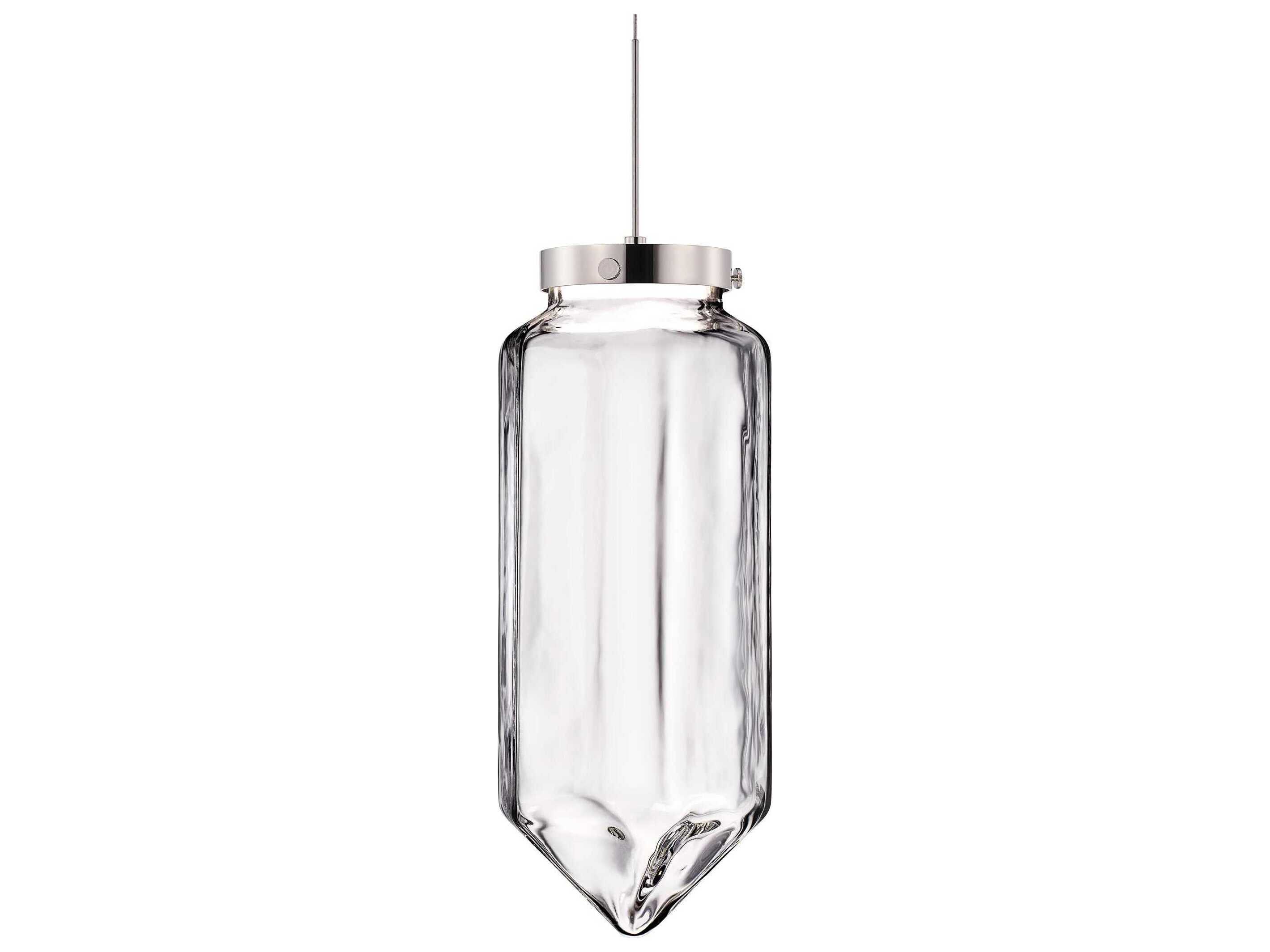 Niche Constellation Facet Grand Clear Cylinder Mini Pendant