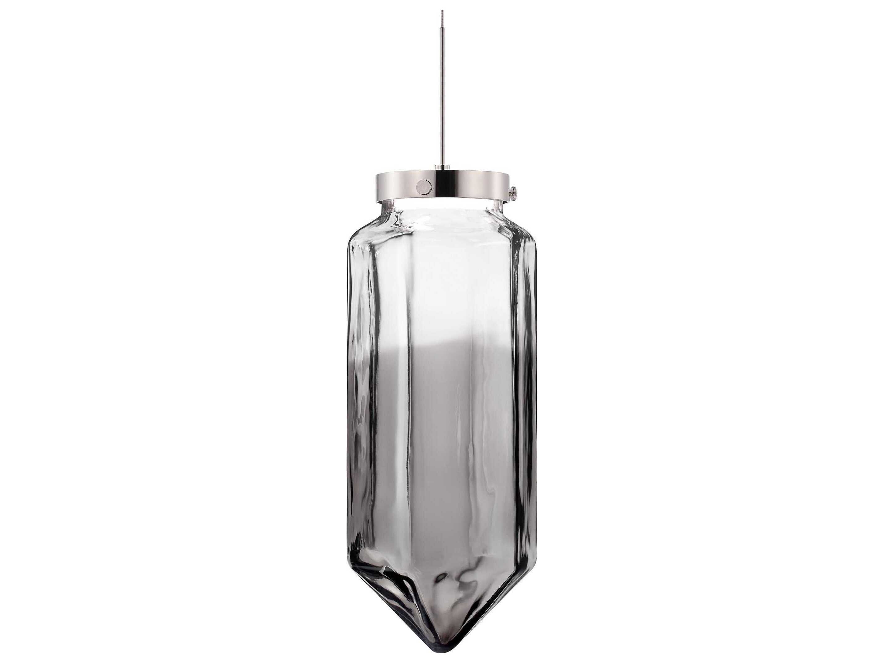 Niche Constellation Facet Grand Gray Clear Cylinder Mini Pendant