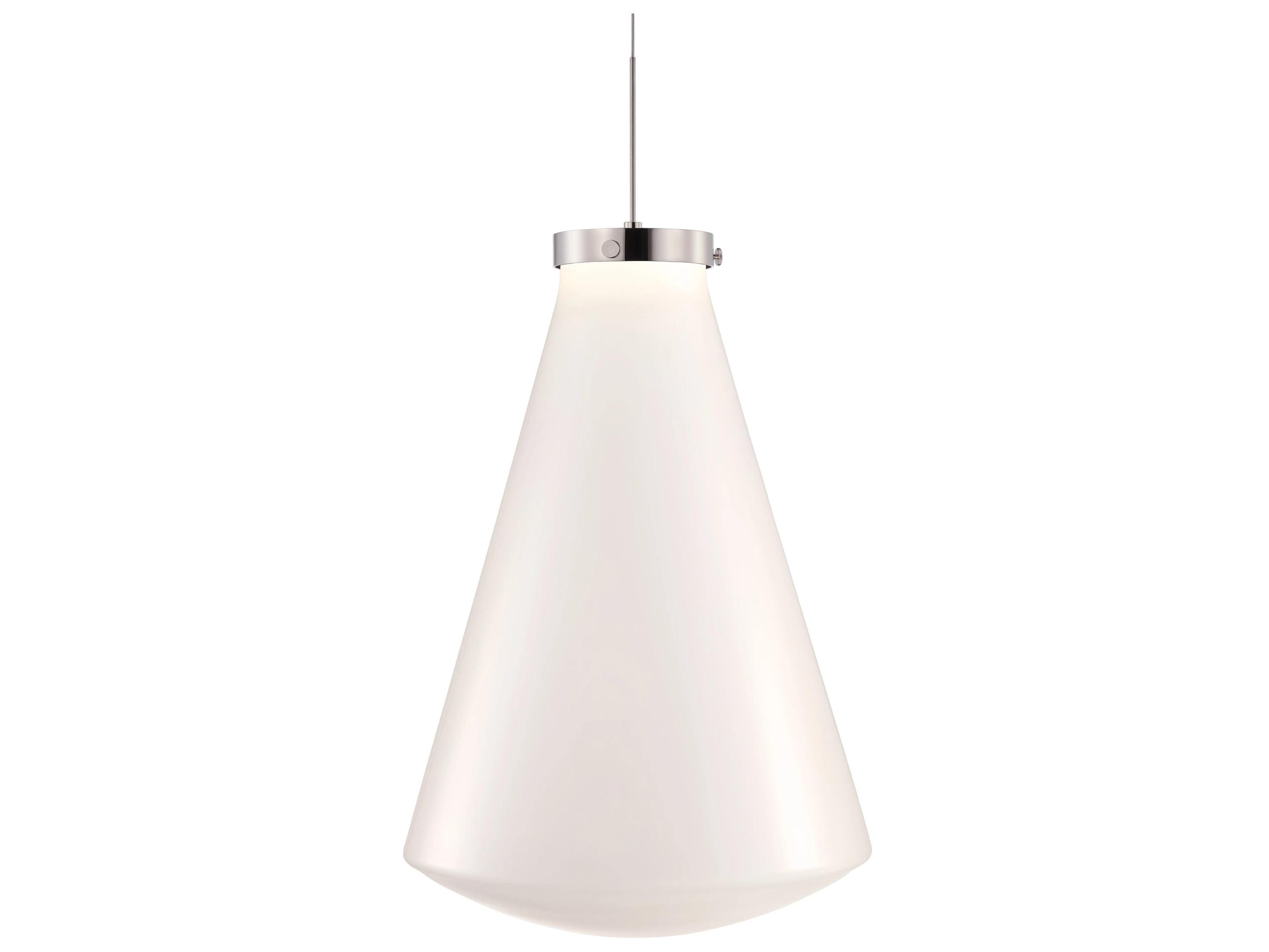 Niche Constellation Flask Grand Opaline White Pendant