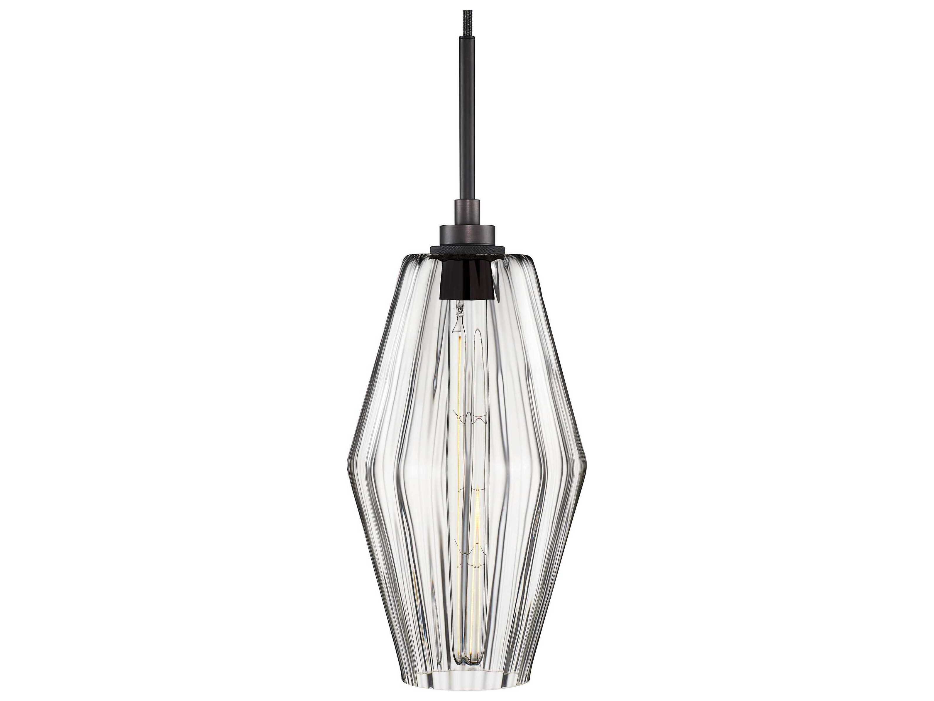 Niche Marquise 1-Light Clear Optique Mini Pendant