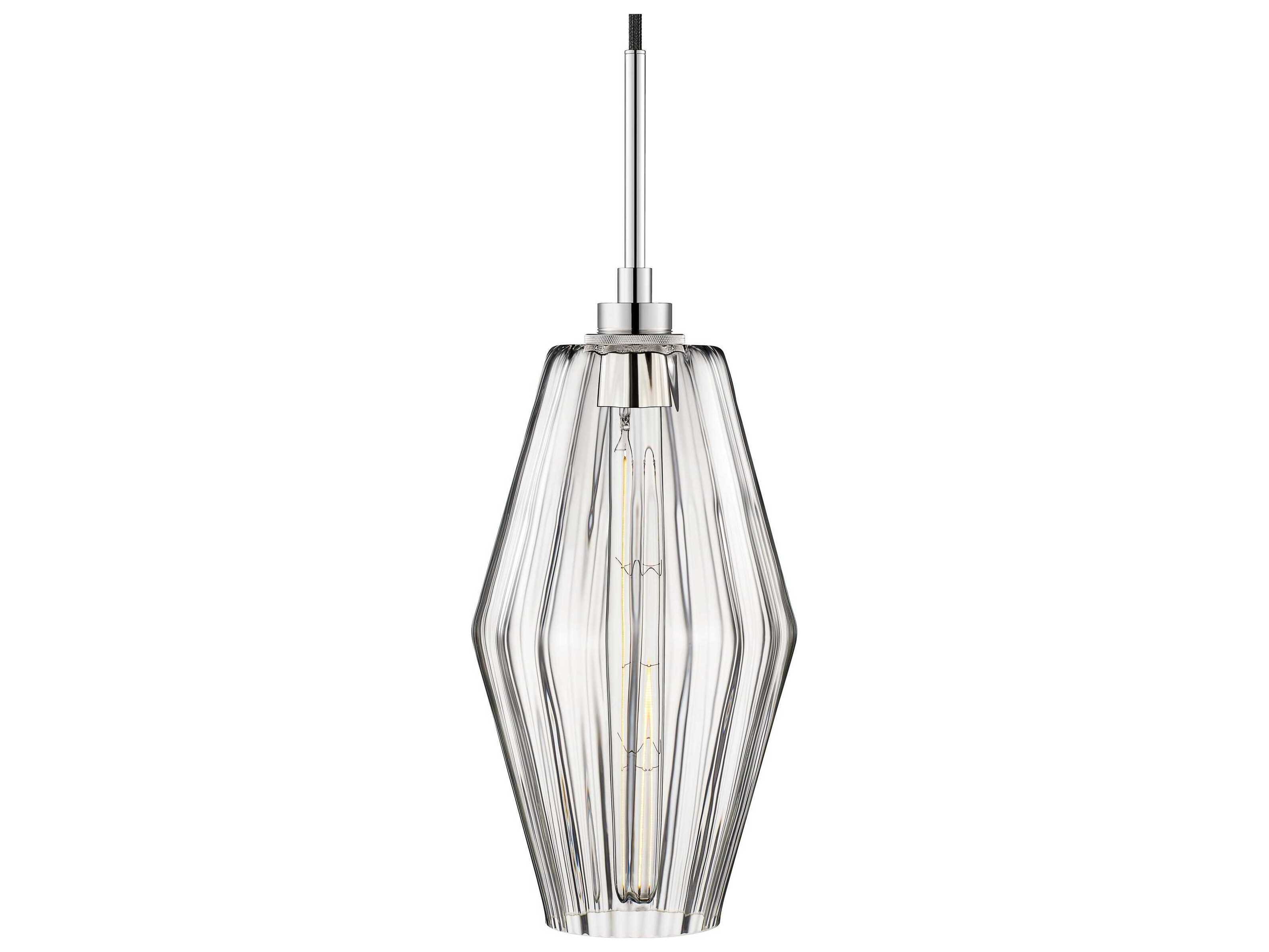 Niche Marquise 1-Light Clear Optique Mini Pendant