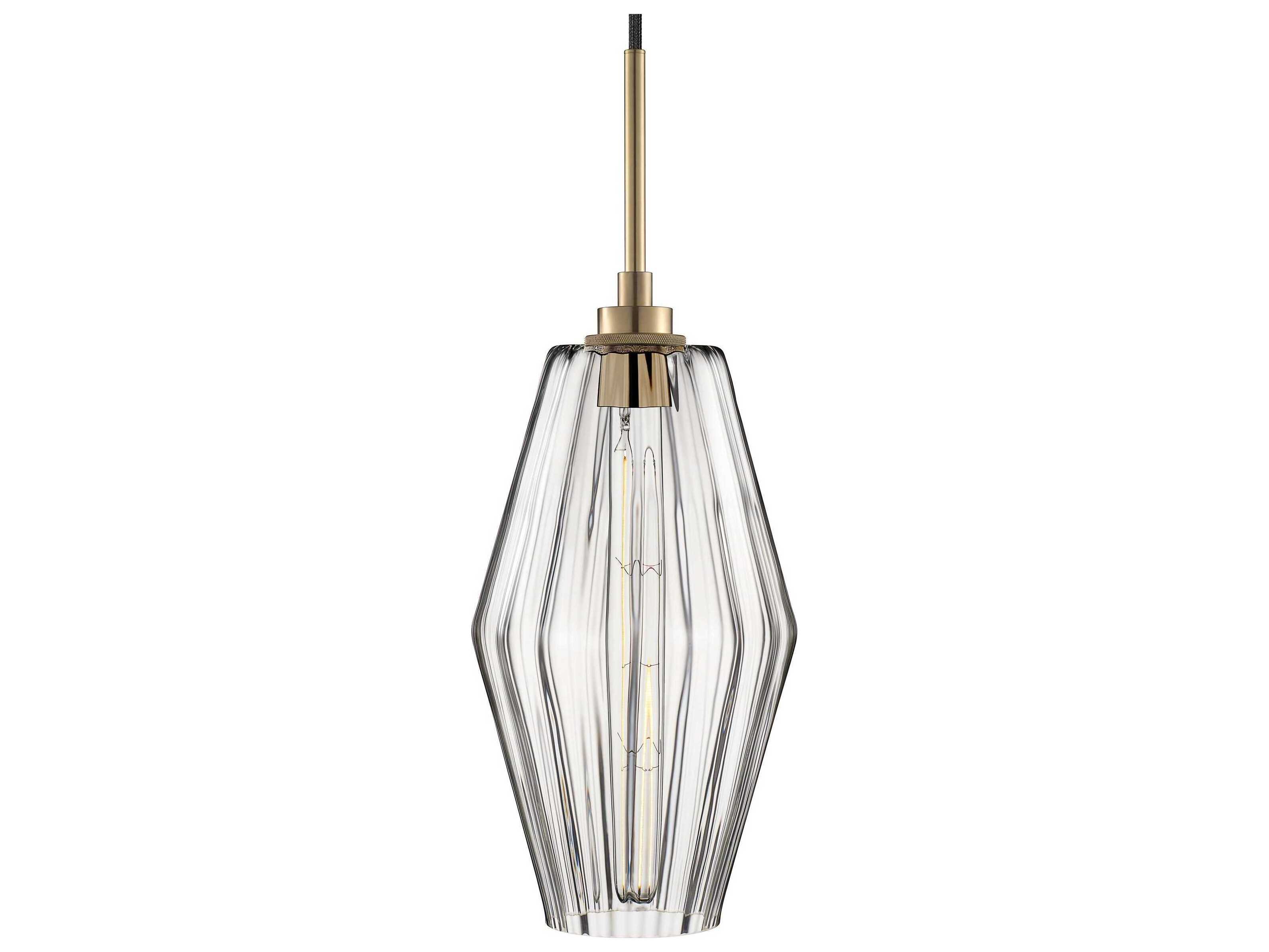 Niche Marquise 1-Light Clear Optique Mini Pendant