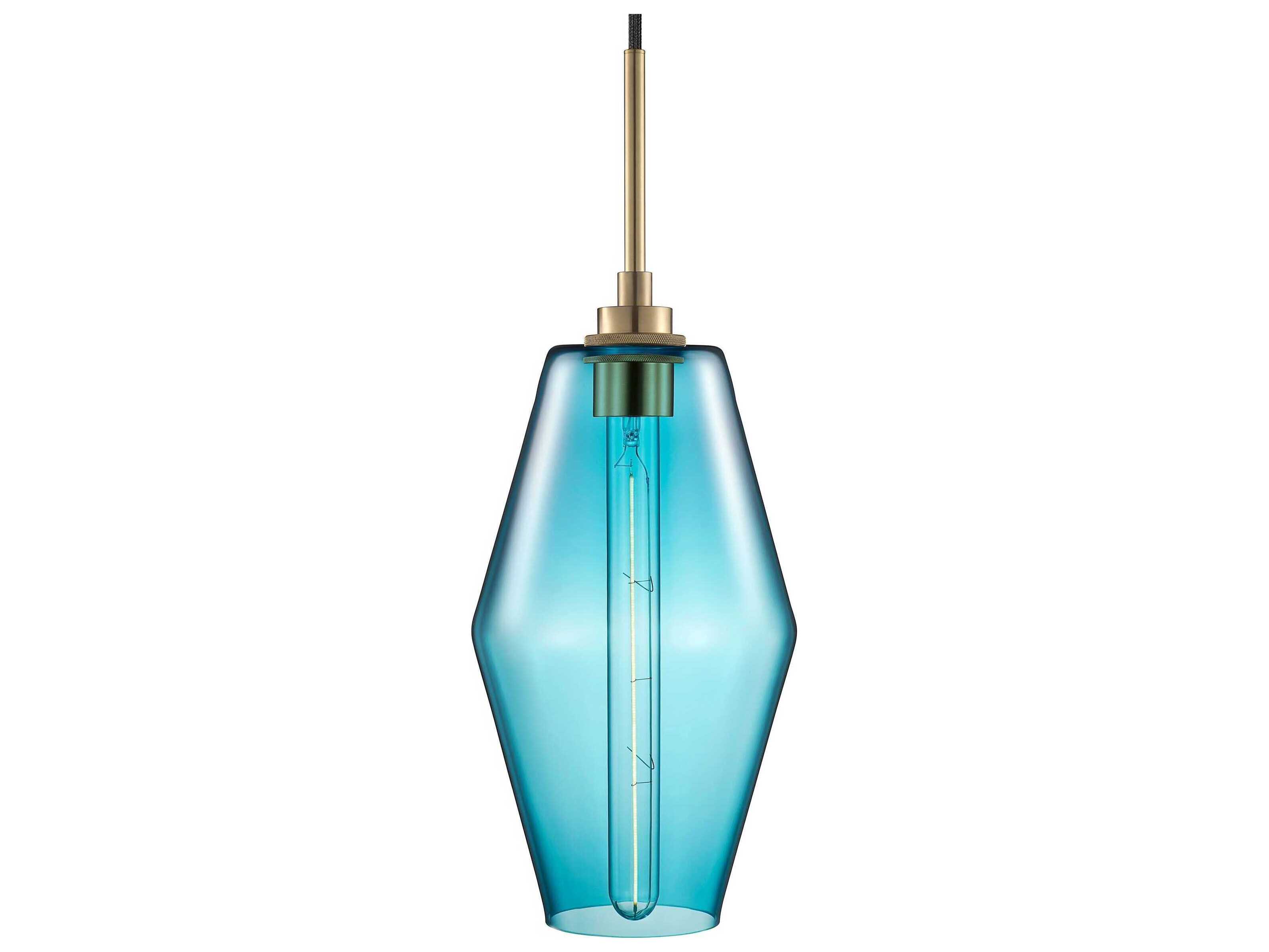 Niche Marquise 1-Light Condesa Blue Mini Pendant