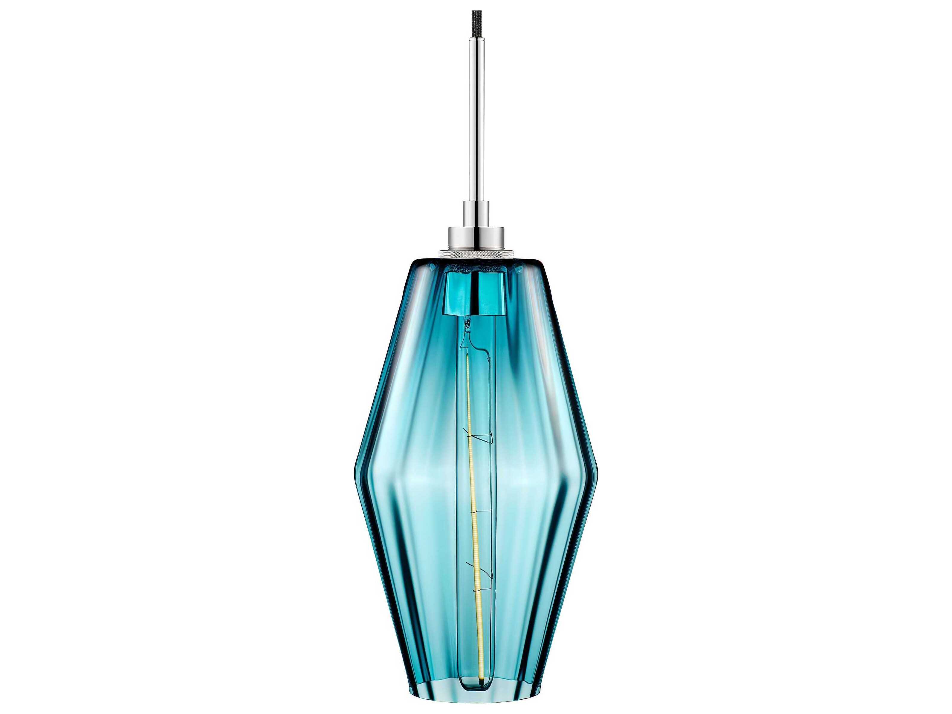 Niche Marquise 1-Light Condesa Optique Blue Mini Pendant