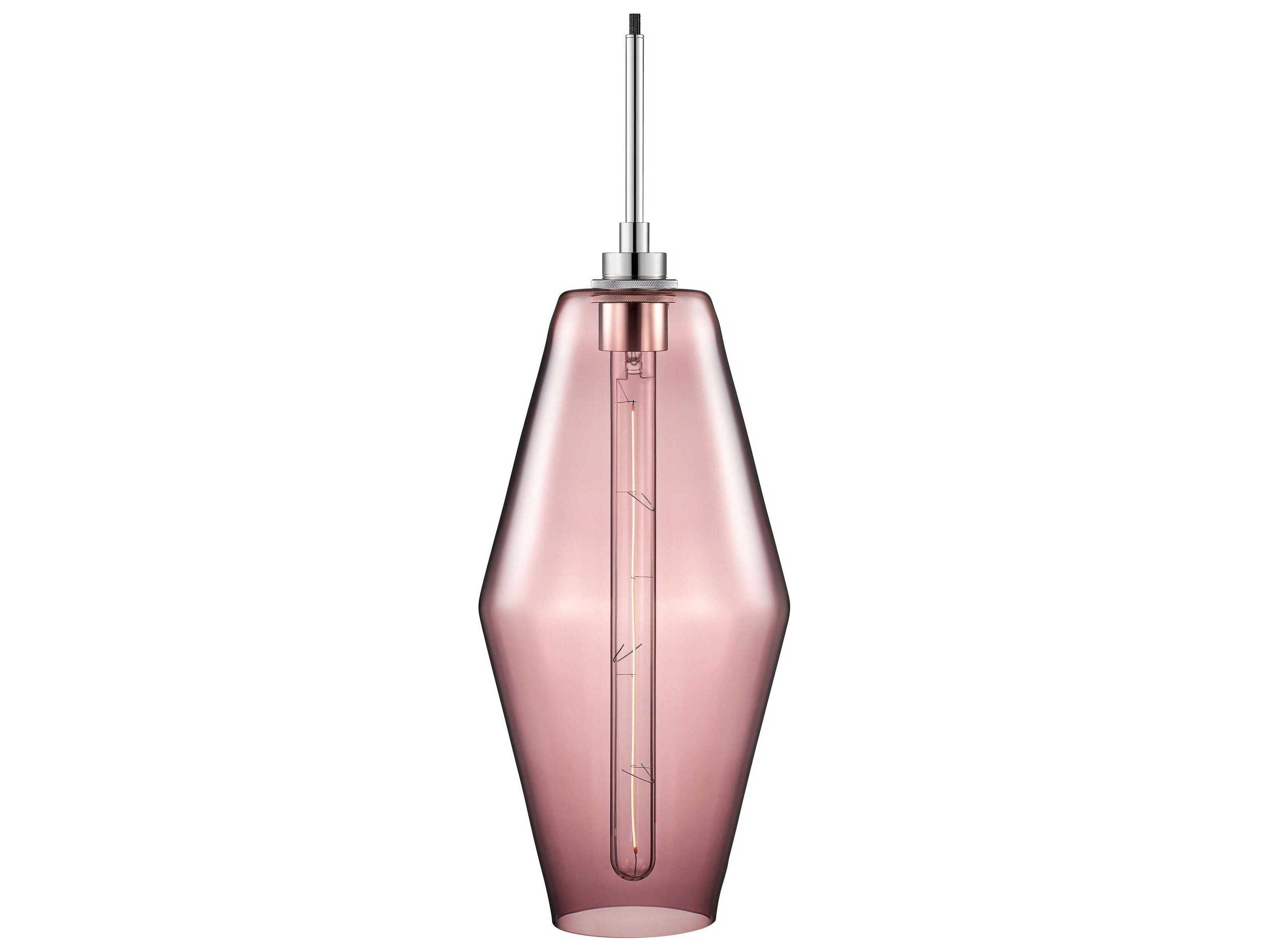 Niche Marquise Grand 1-Light Fig Pink Mini Pendant