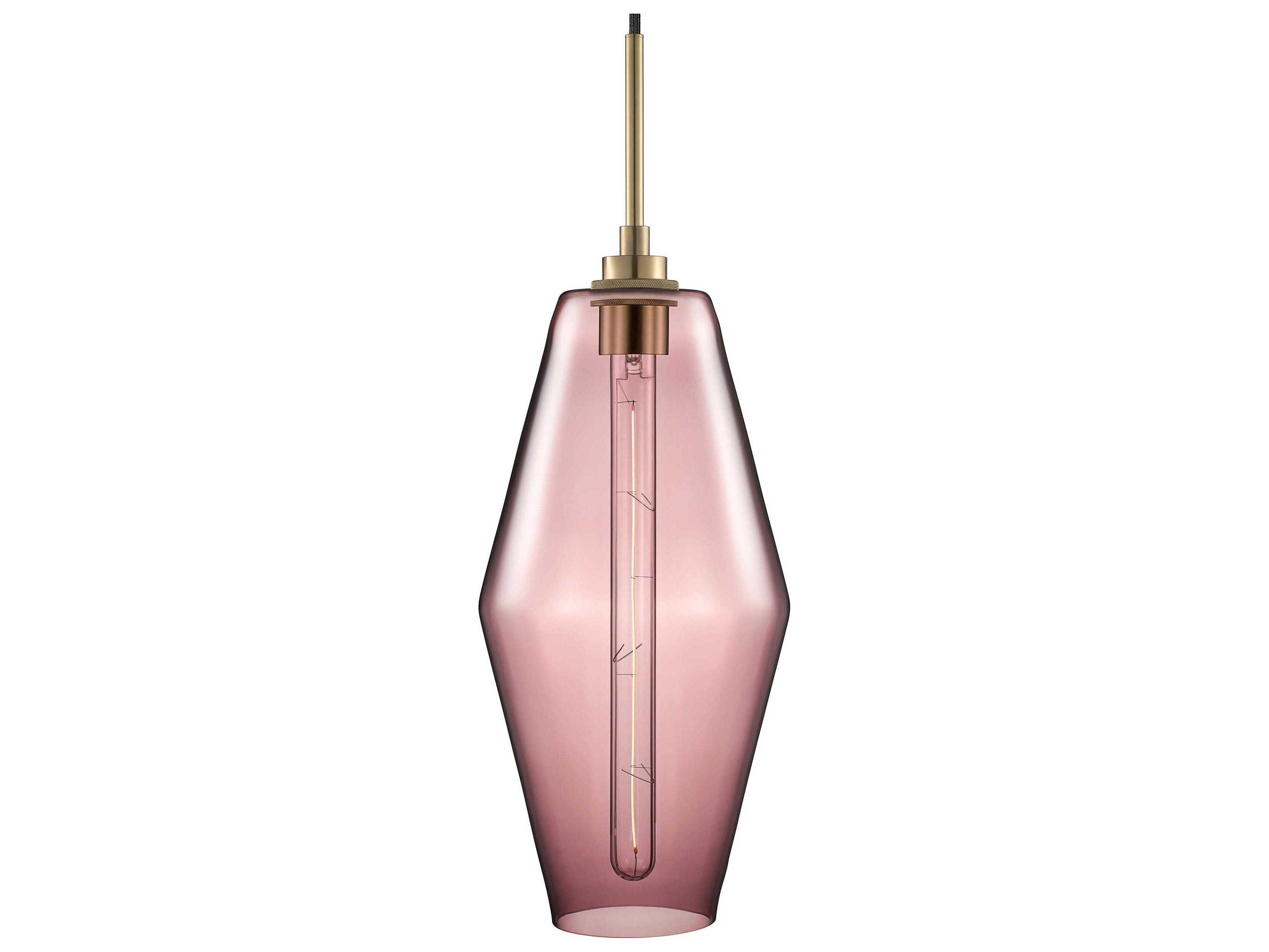 Niche Marquise Grand 1-Light Fig Pink Mini Pendant