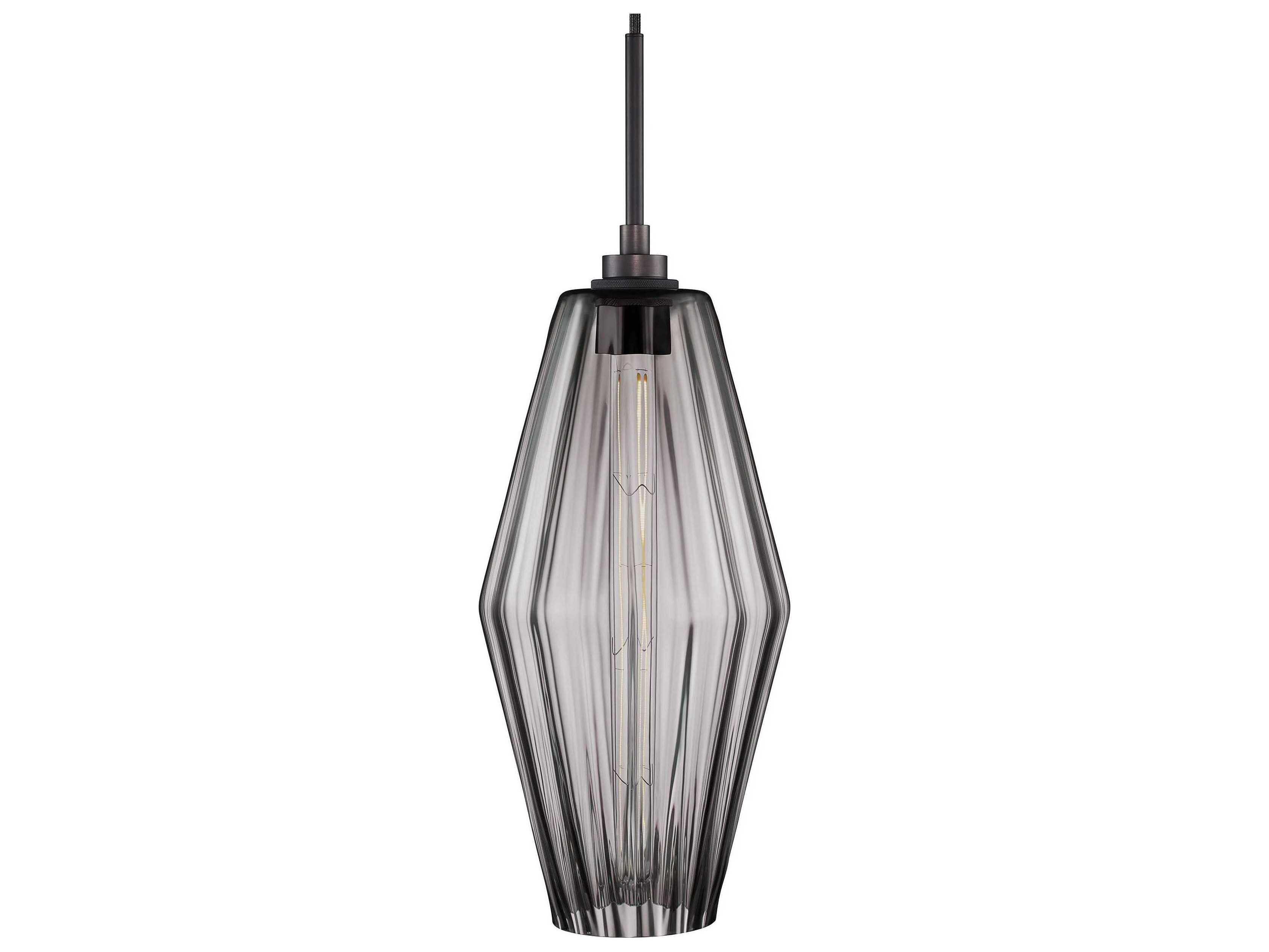 Niche Marquise Grand 1-Light Gray Optique Mini Pendant
