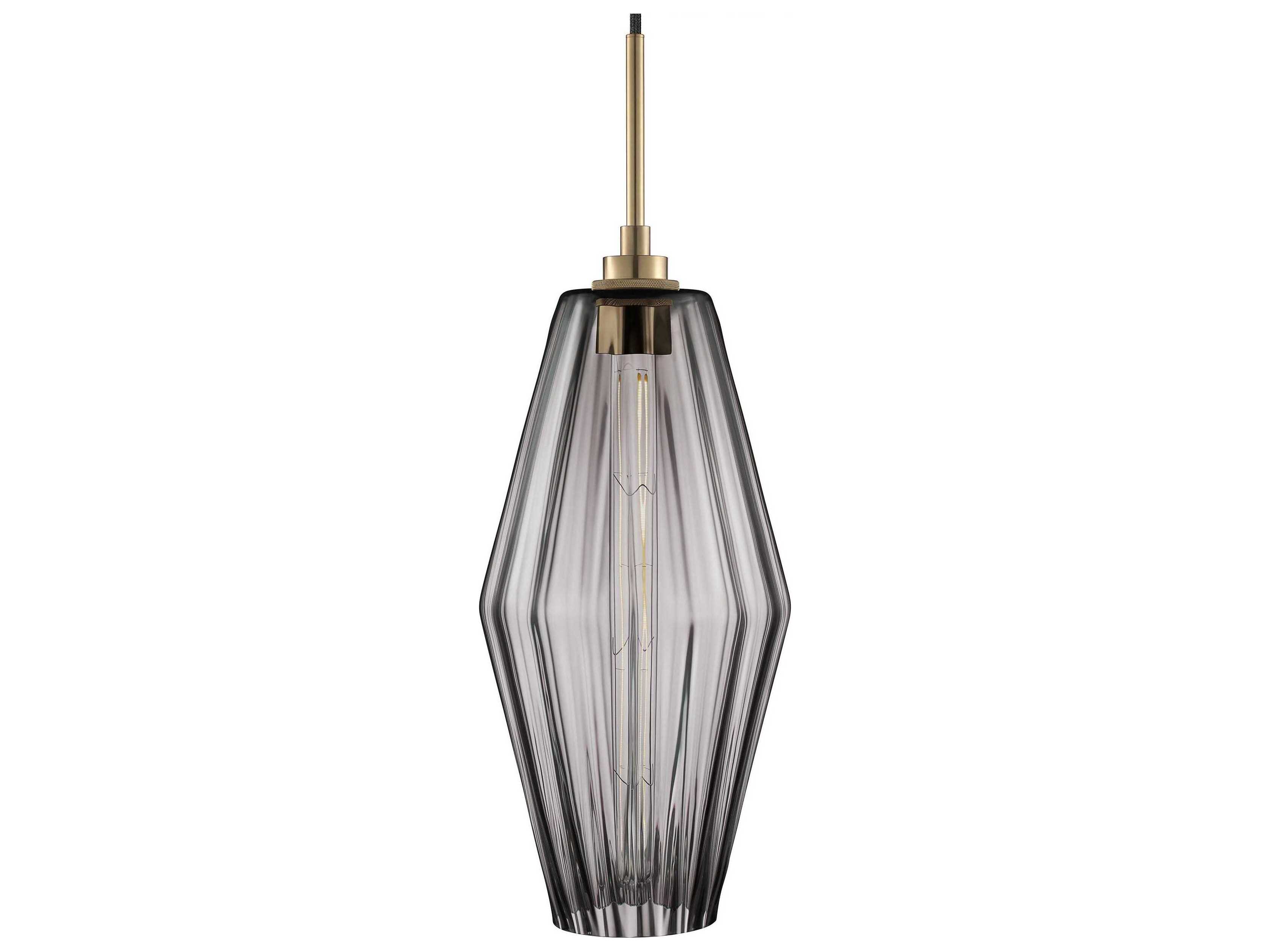 Niche Marquise Grand 1-Light Gray Optique Mini Pendant