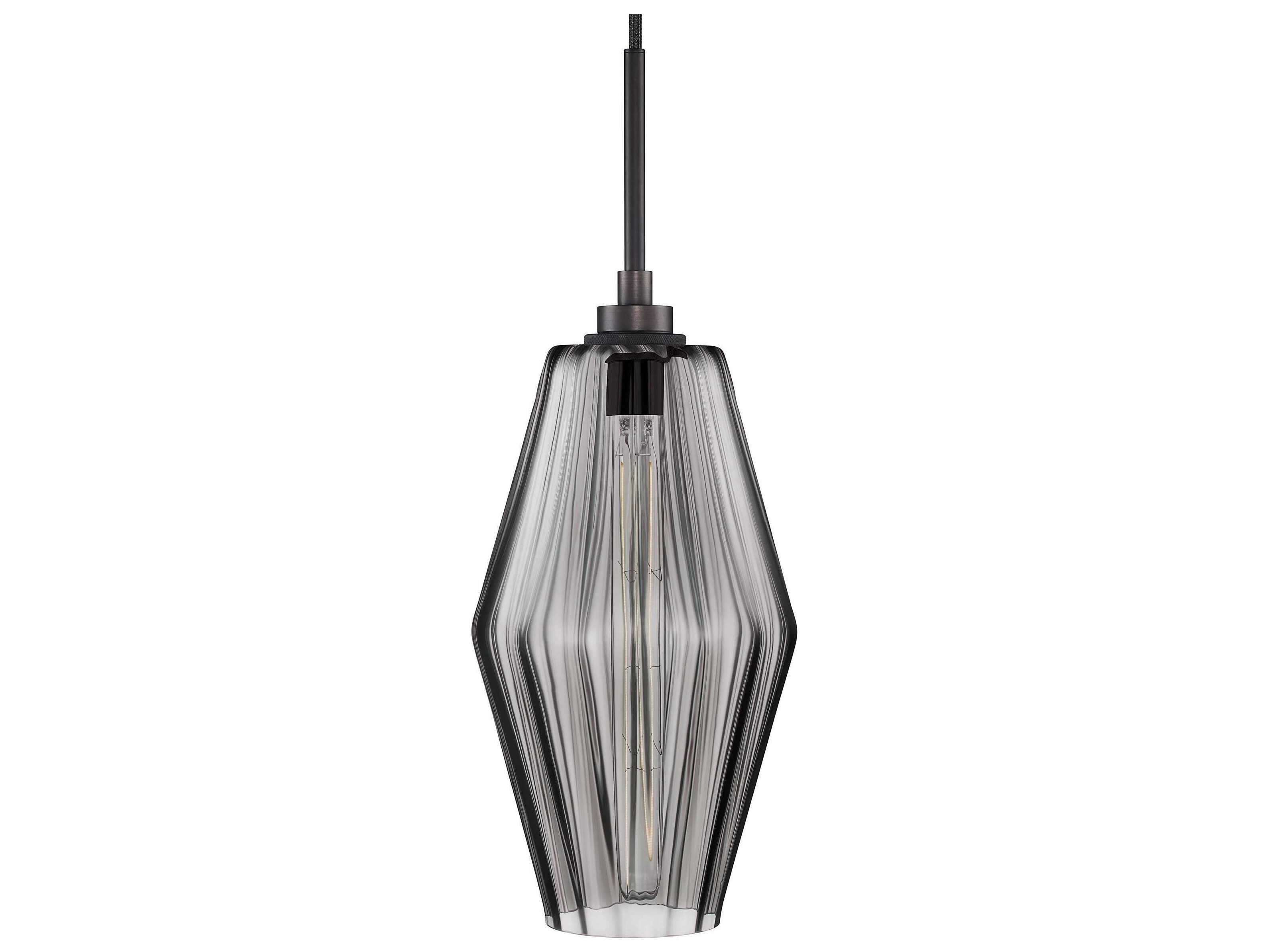 Niche Marquise 1-Light Gray Optique Mini Pendant