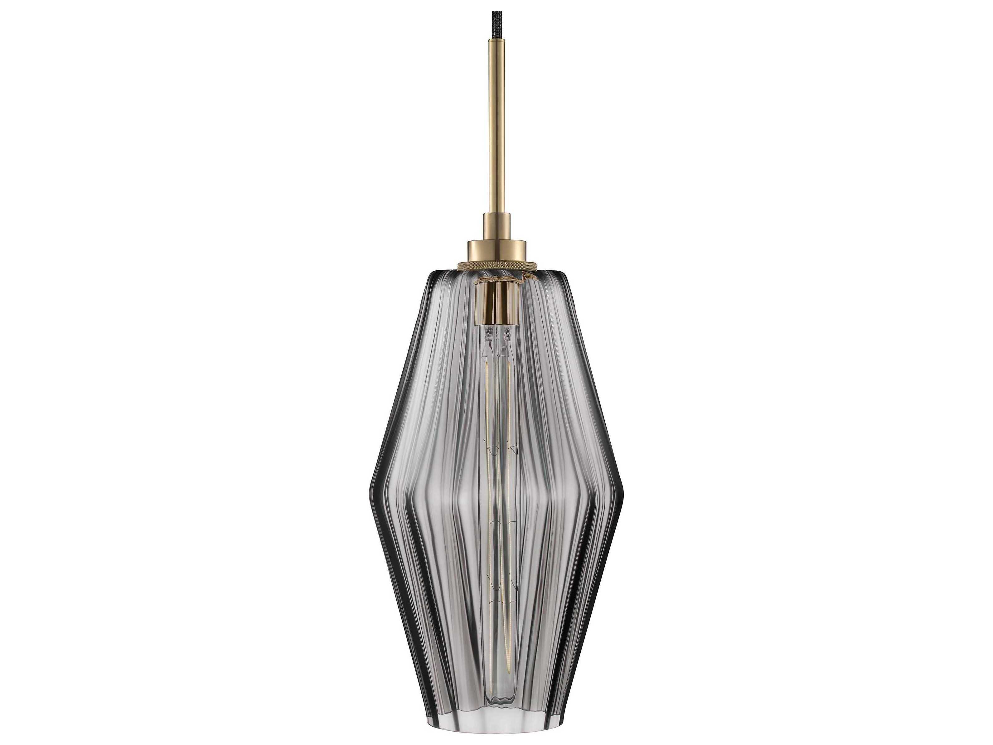 Niche Marquise 1-Light Gray Optique Mini Pendant