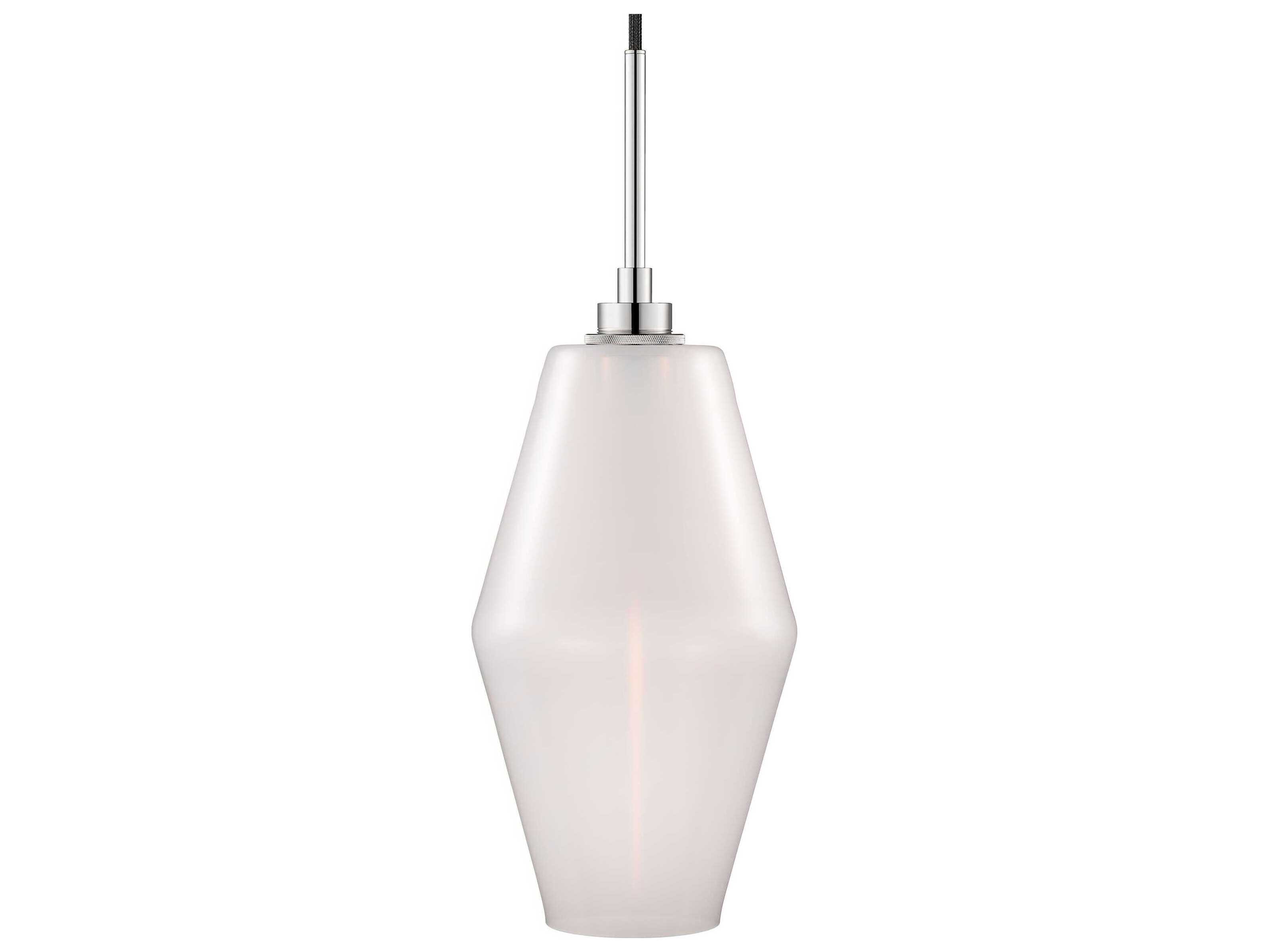 Niche Marquise 1-Light Opaline White Mini Pendant
