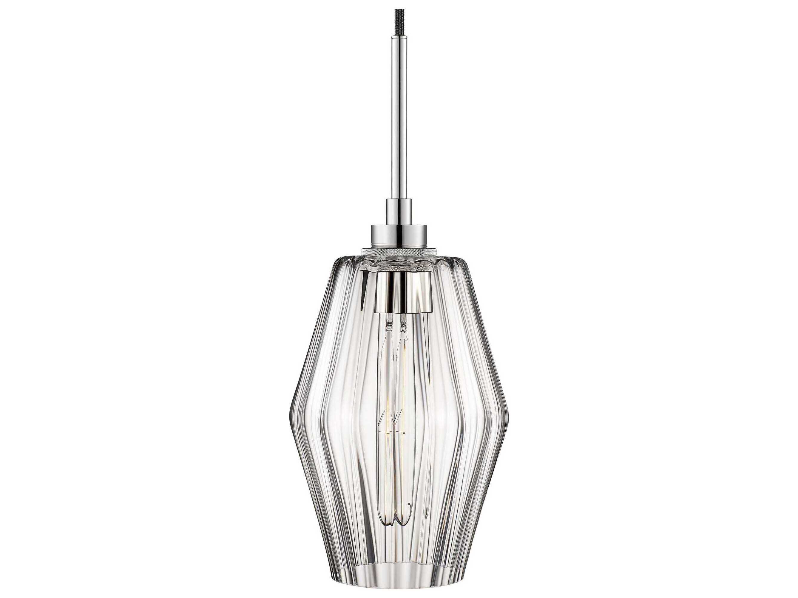Niche Marquise Petite 1-Light Clear Optique Mini Pendant