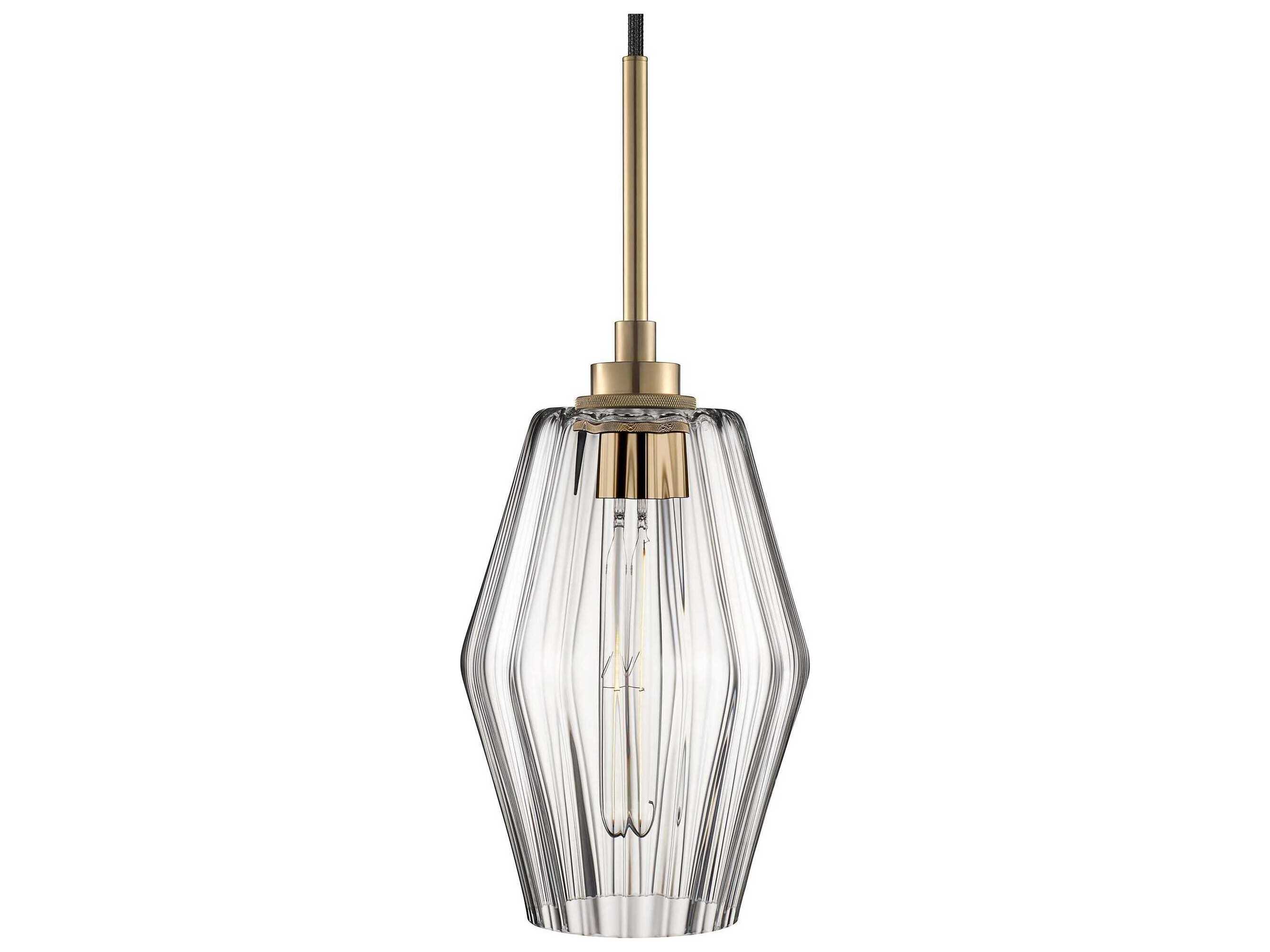 Niche Marquise Petite 1-Light Clear Optique Mini Pendant