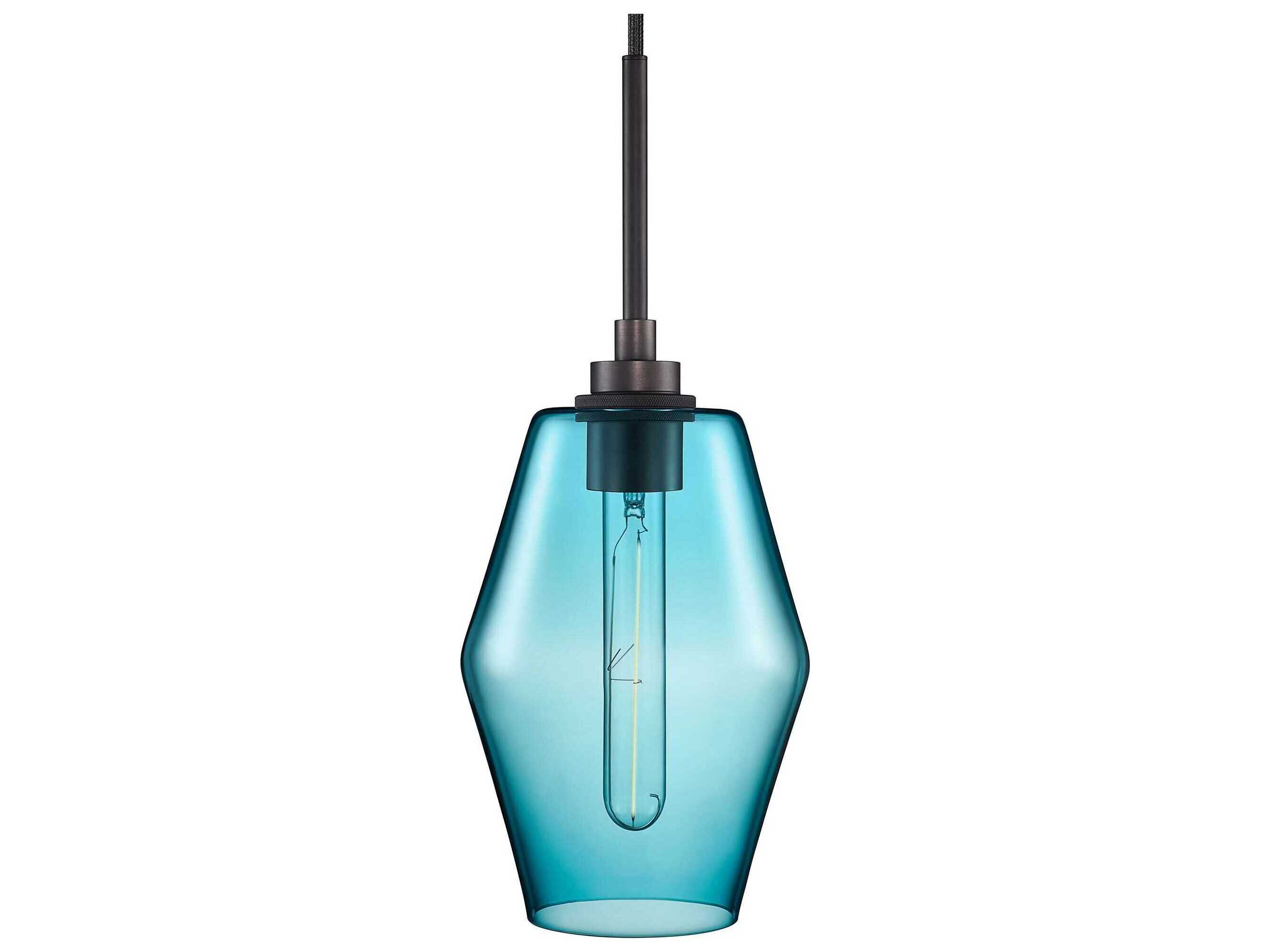 Niche Marquise Petite 1-Light Condesa Blue Mini Pendant
