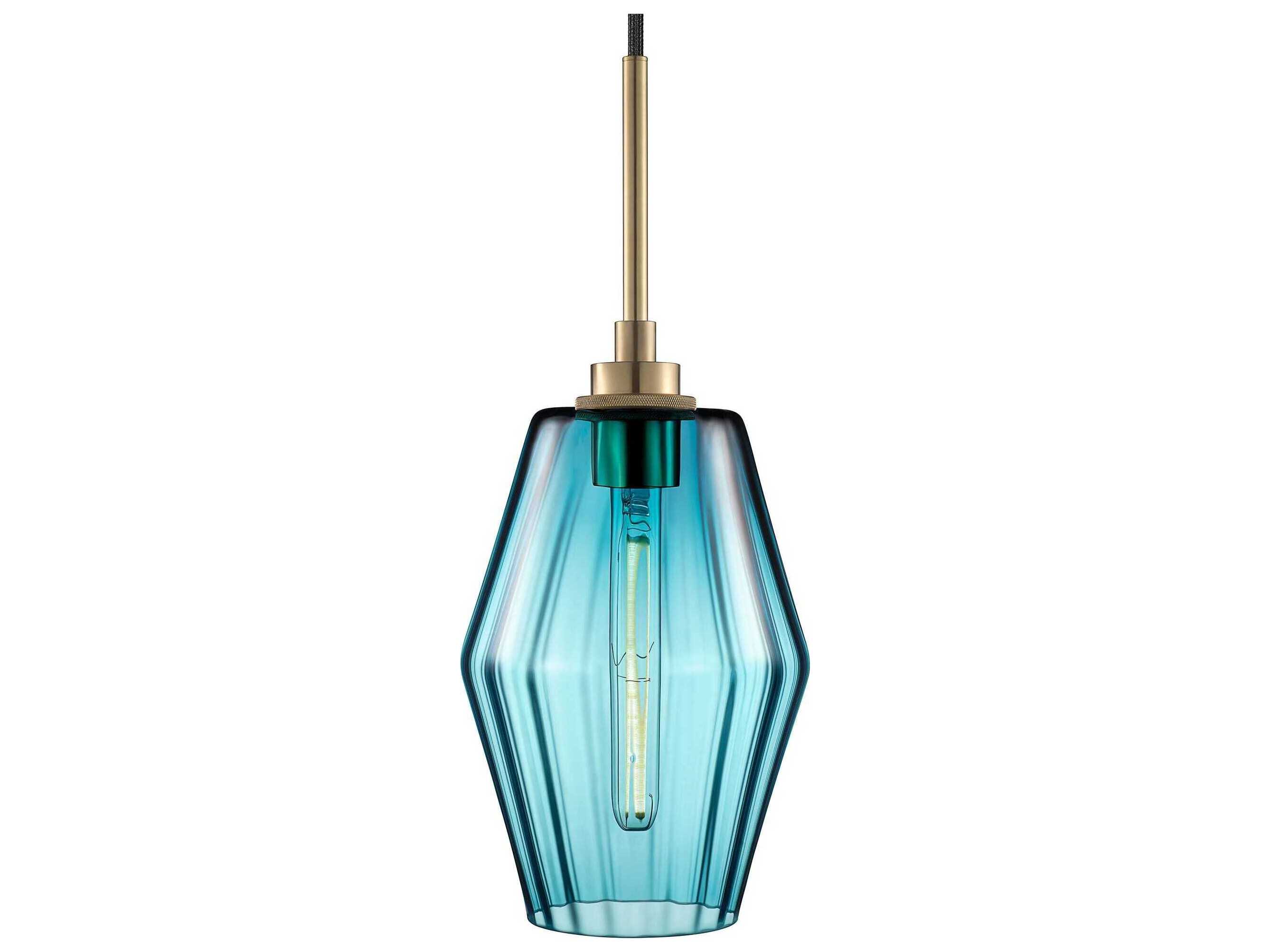 Niche Marquise Petite 1-Light Condesa Optique Blue Mini Pendant