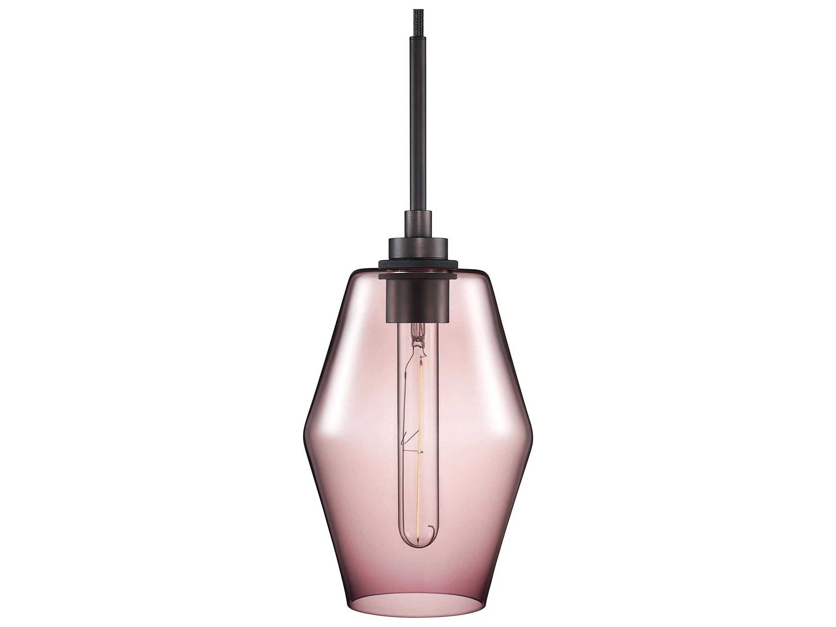 Niche Marquise Petite 1-Light Fig Pink Mini Pendant