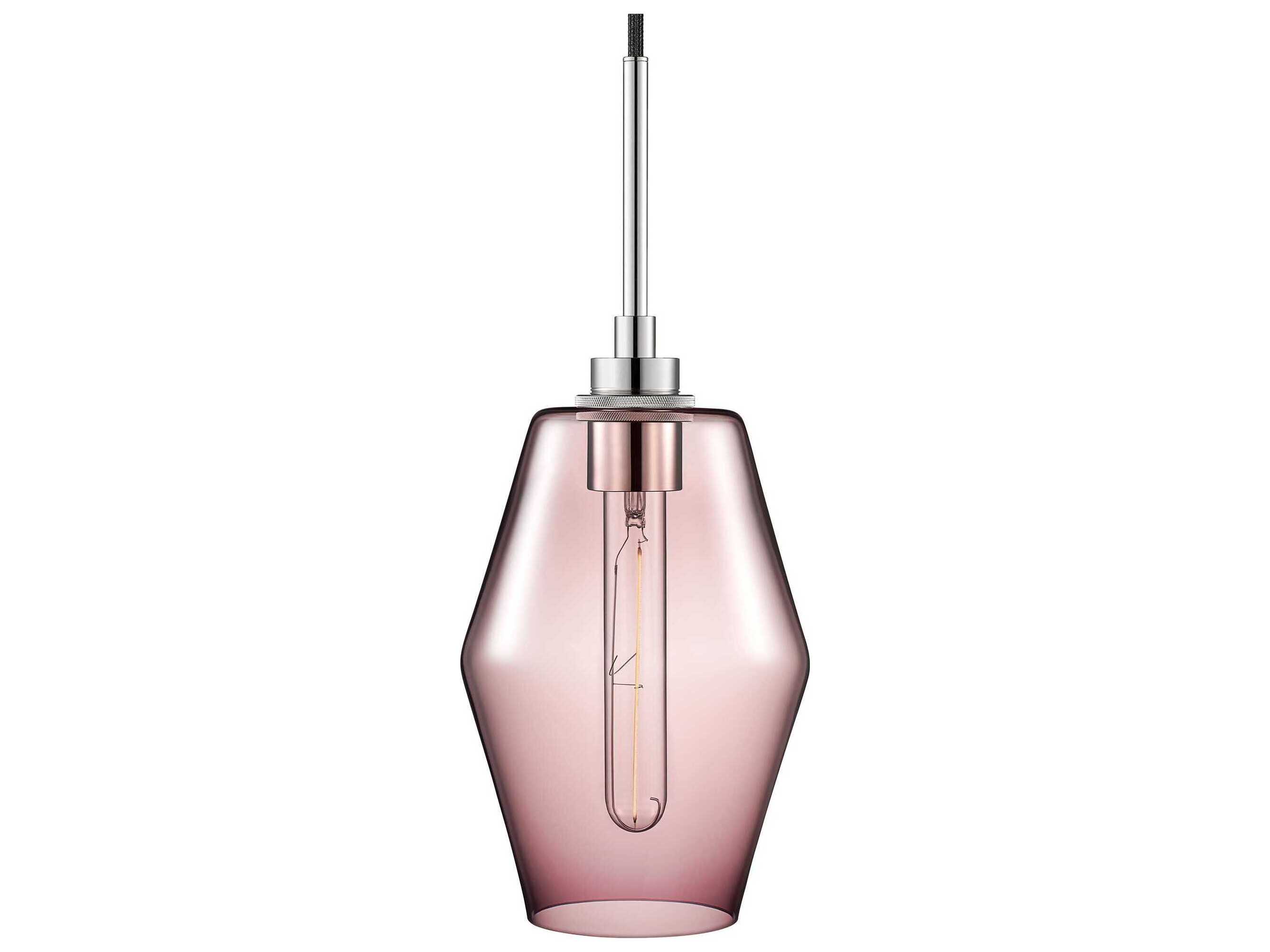 Niche Marquise Petite 1-Light Fig Pink Mini Pendant