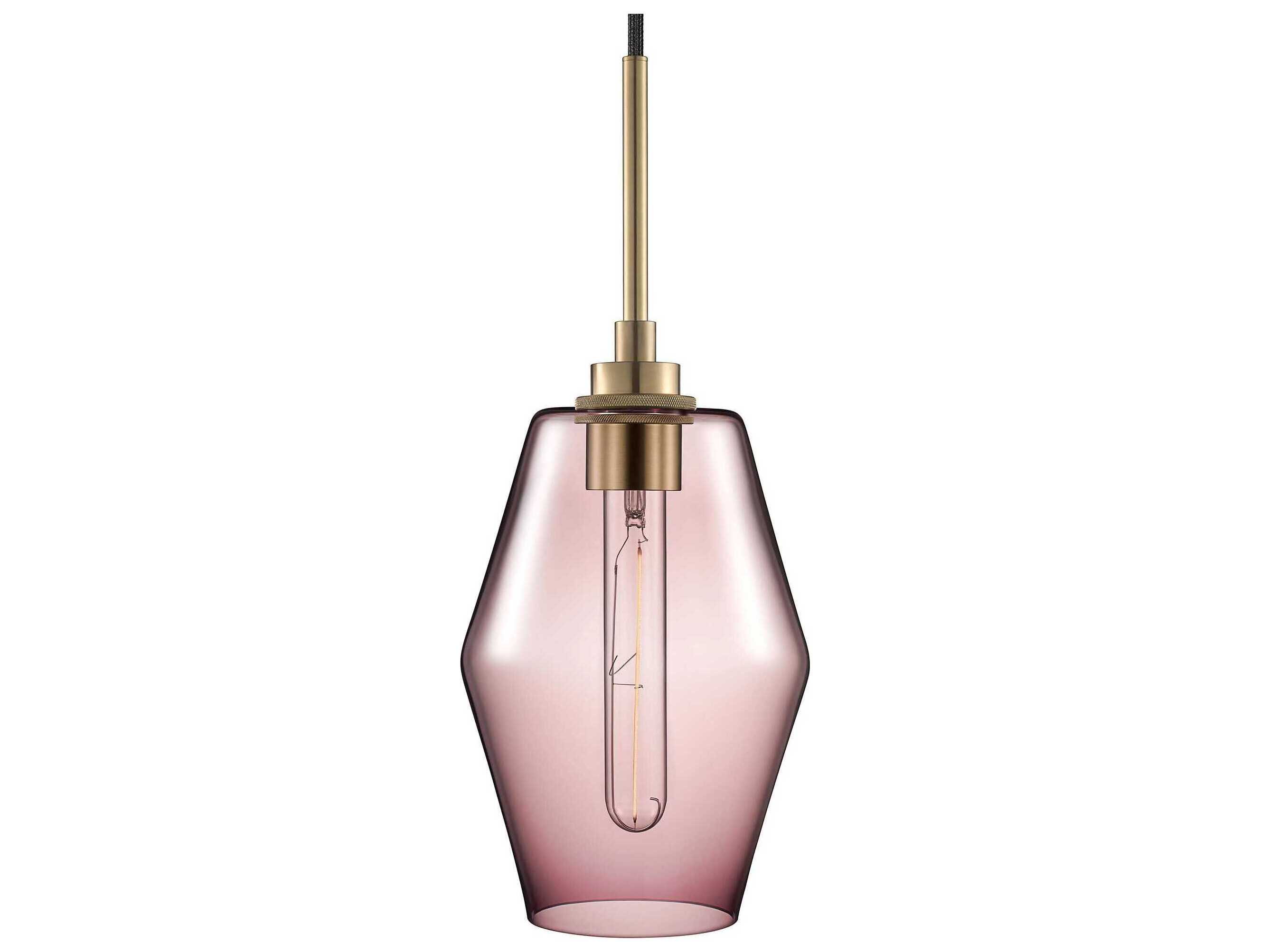Niche Marquise Petite 1-Light Fig Pink Mini Pendant