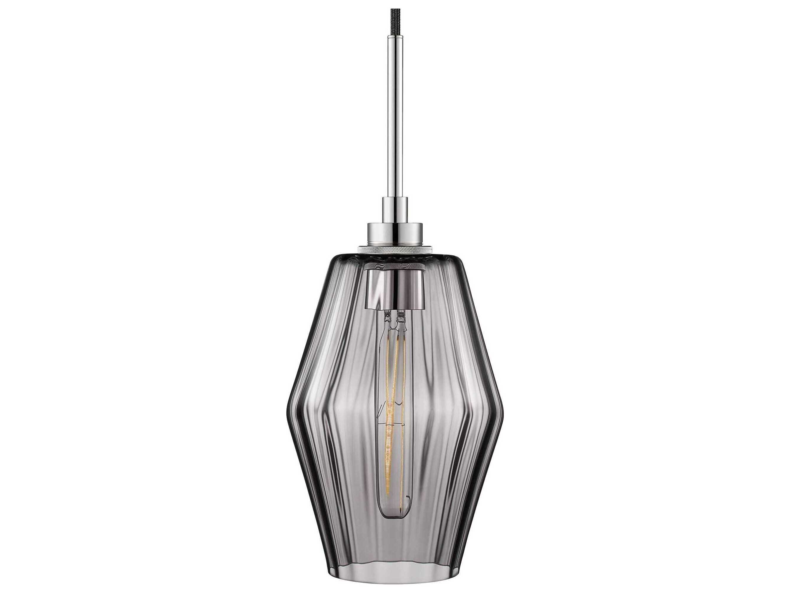 Niche Marquise Petite 1-Light Gray Optique Mini Pendant